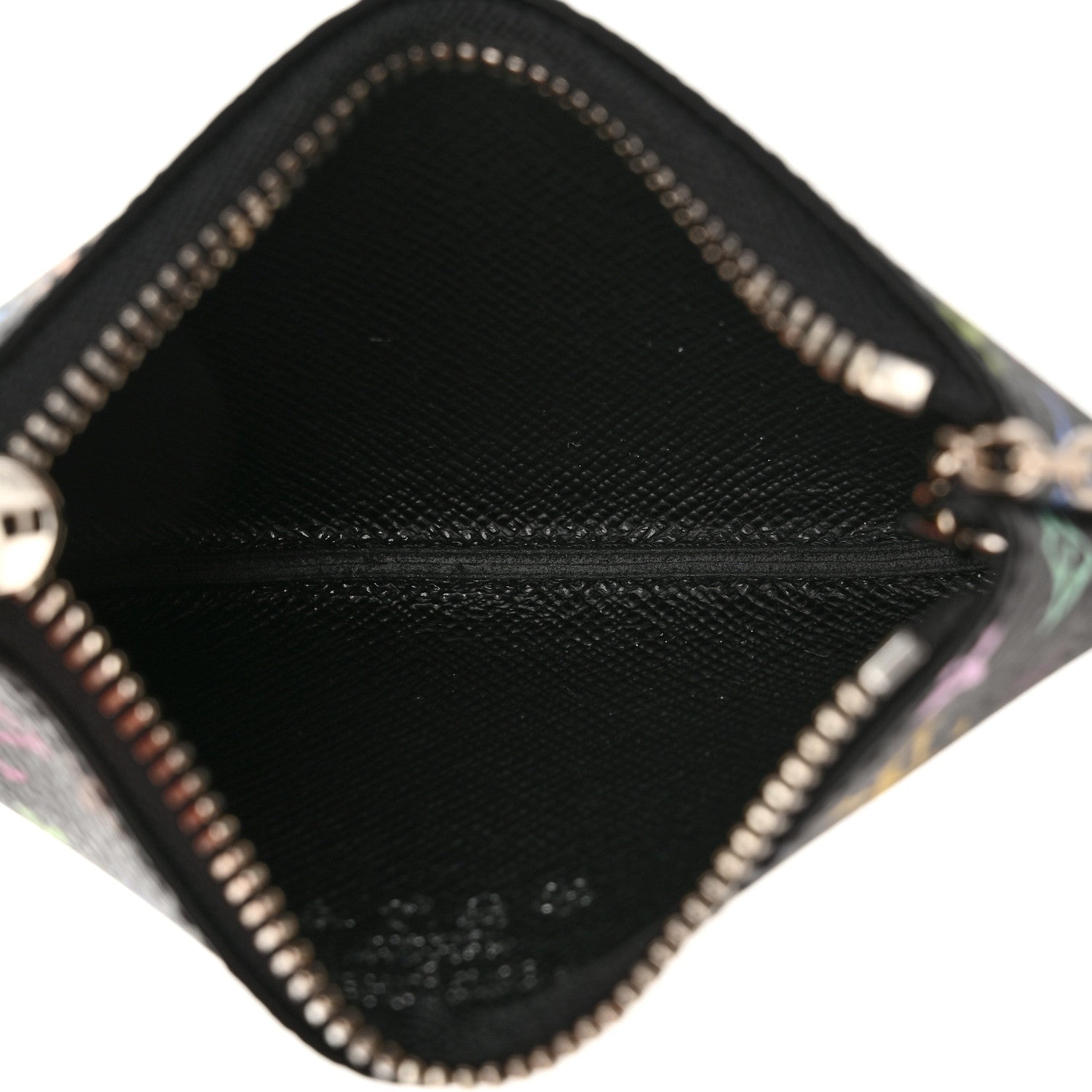 LV X TM Monogram Multicolor Key Pouch Black