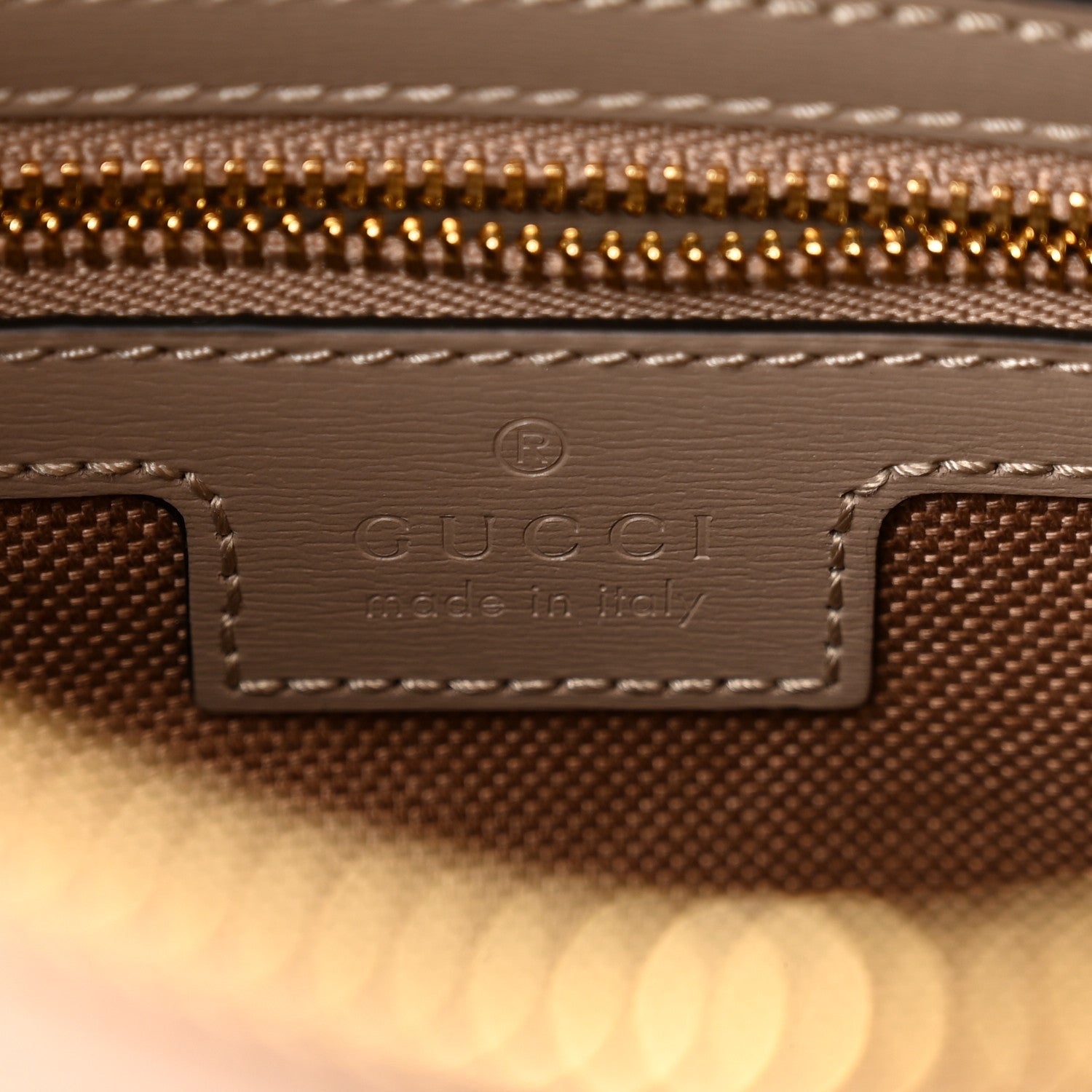 GG Shadow Monogram Super Mini Ophidia Shoulder Bag Taupe