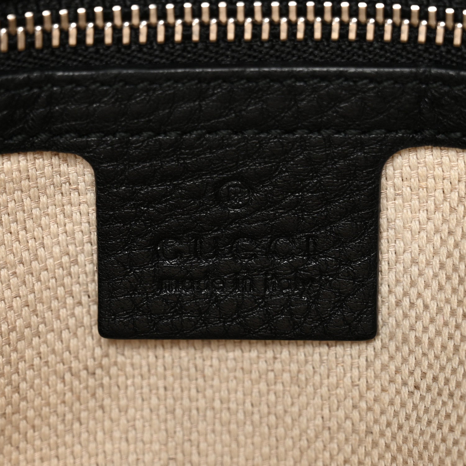 Pebbled Calfskin Studded Medium Soho Chain Shoulder Bag Black
