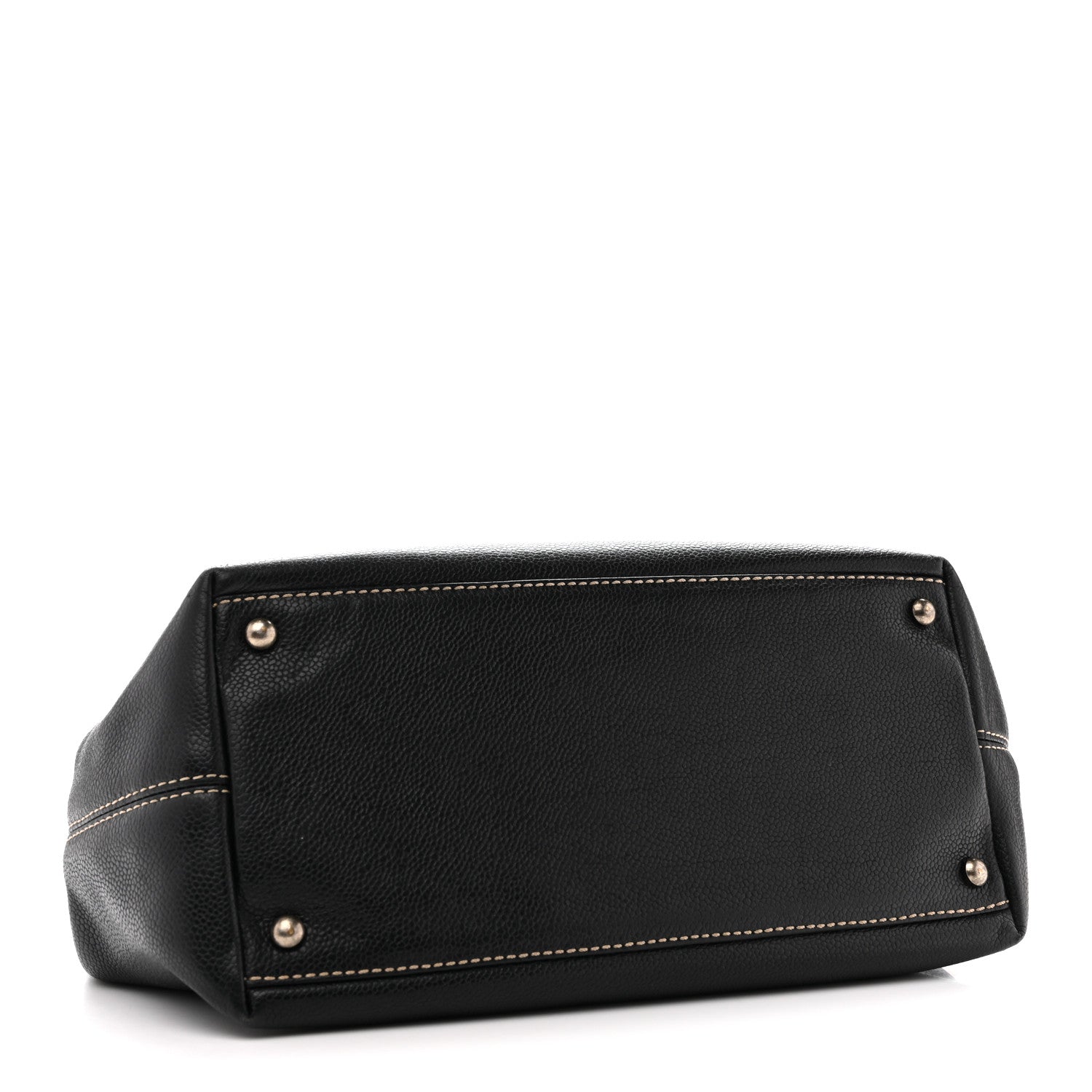 Caviar Shopping Tote Black