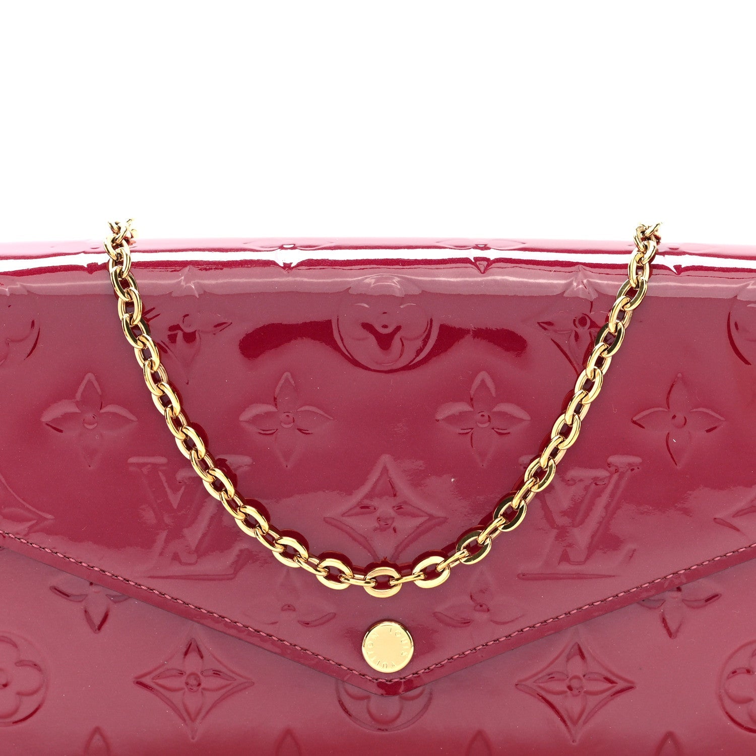 Vernis Felicie Chain Wallet Magenta
