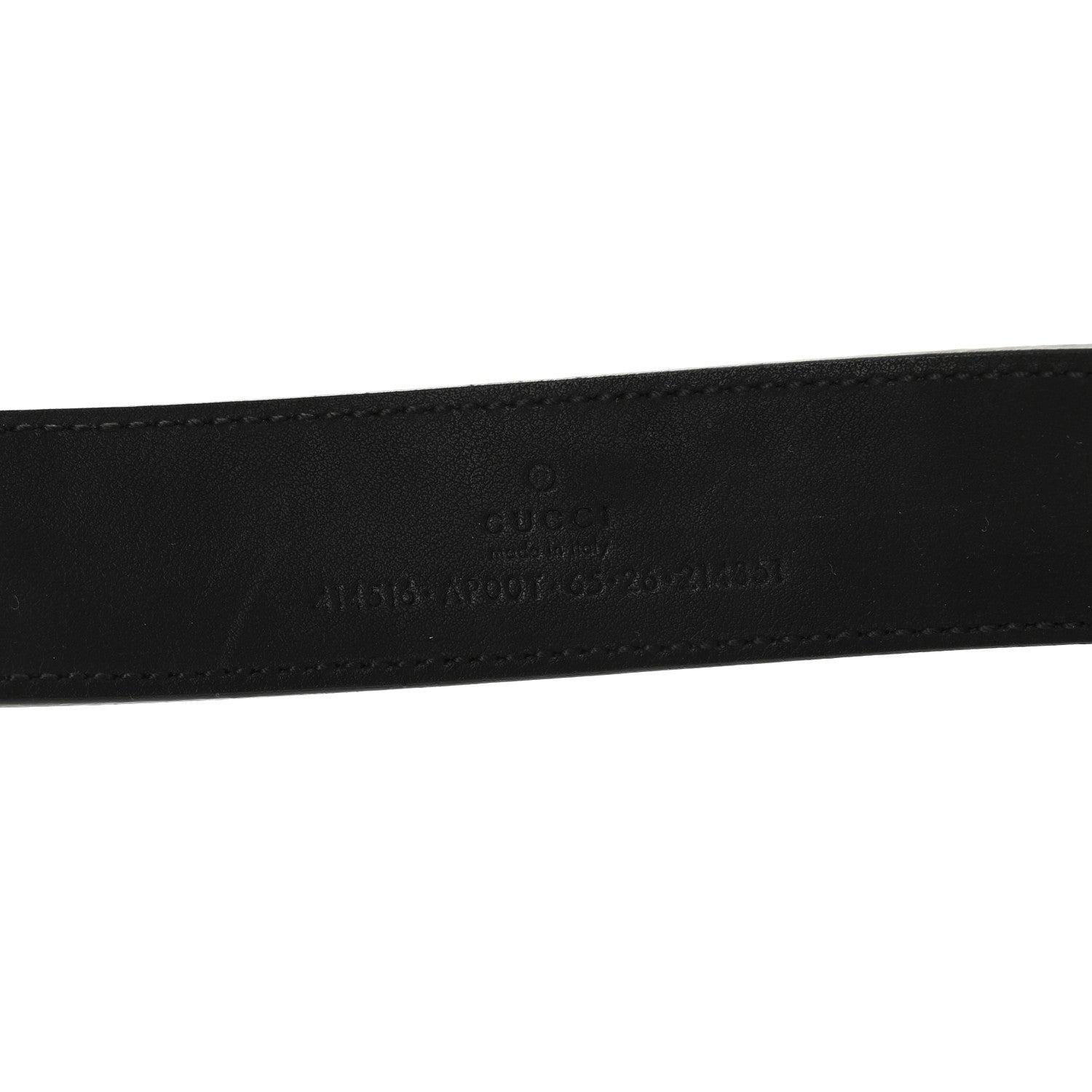 Calfskin Double G 30mm Belt 65 26 Black