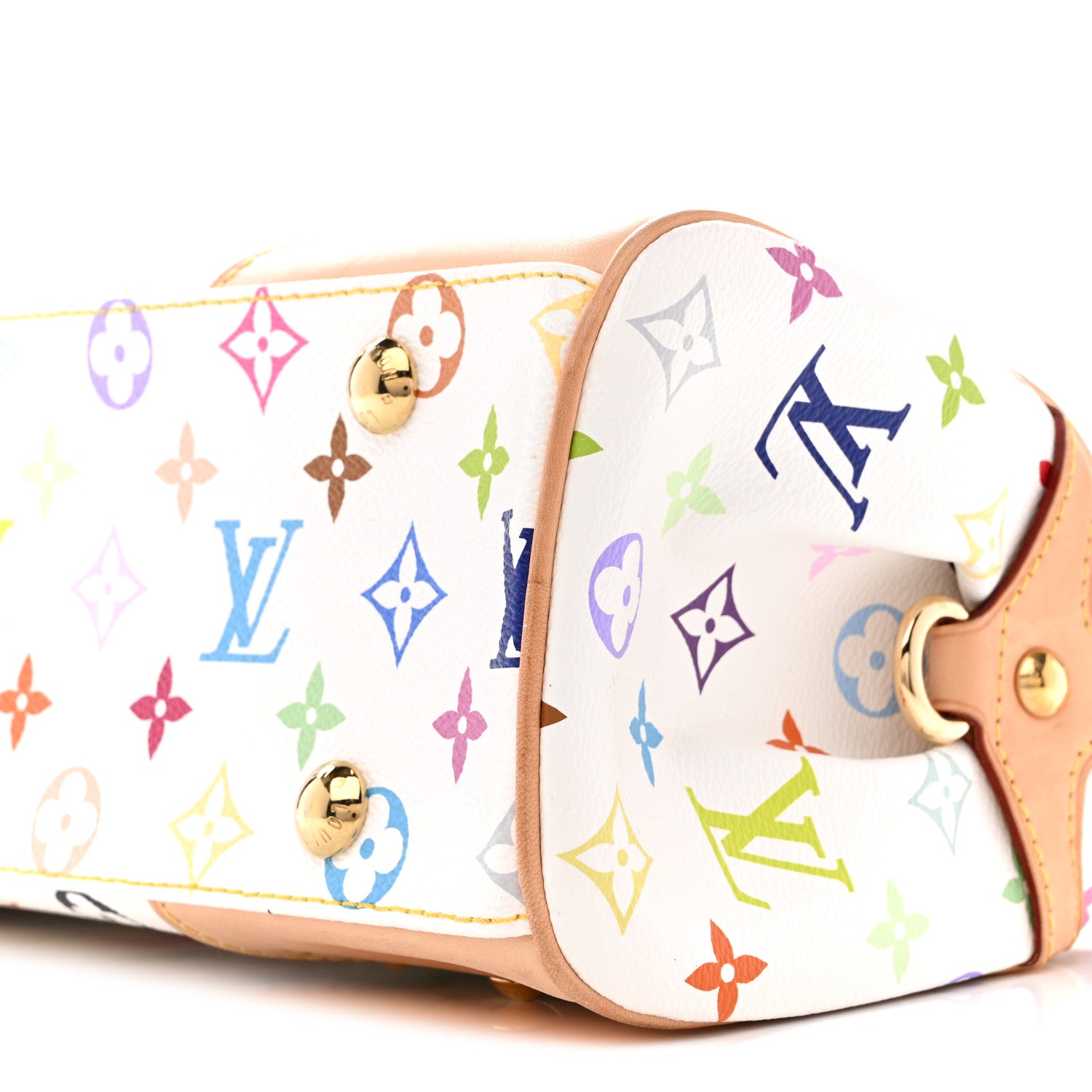 Monogram Multicolor Beverly MM White