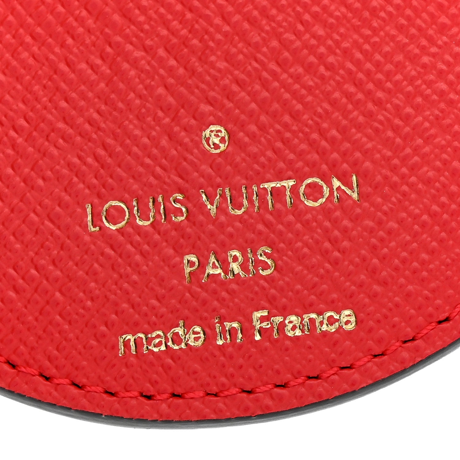 Monogram 2021 Christmas Animation London Bag Charm Key Ring Red