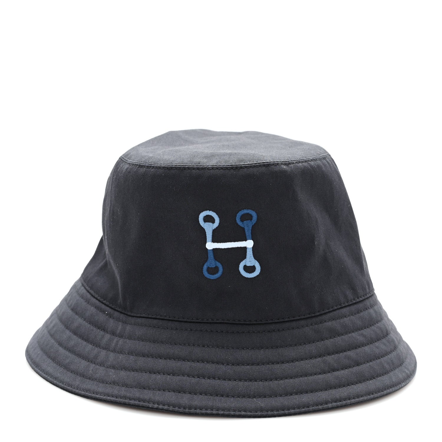 Cotton Canvas Fred H Mors Bucket Hat 58 Marine