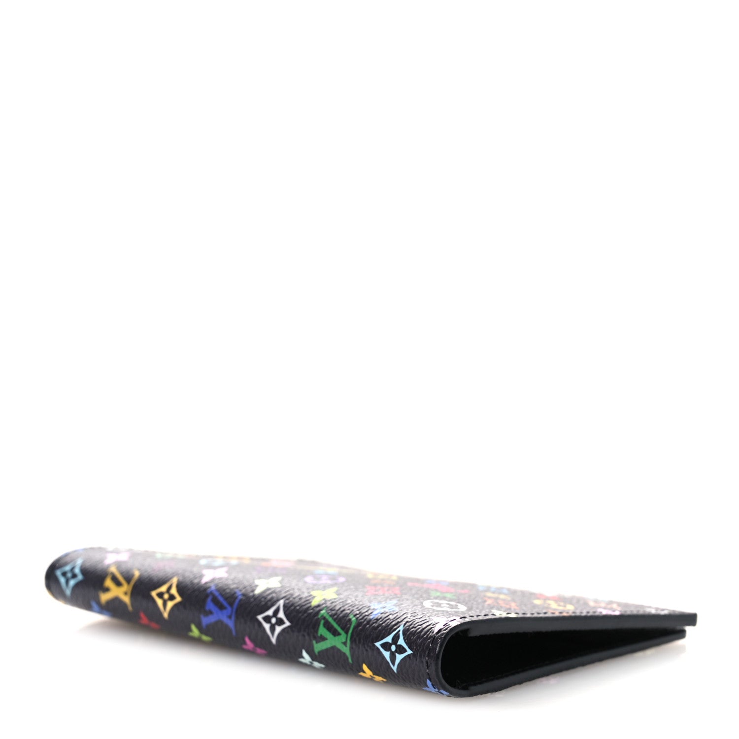 LV X TM Monogram Multicolor Passport Cover Black