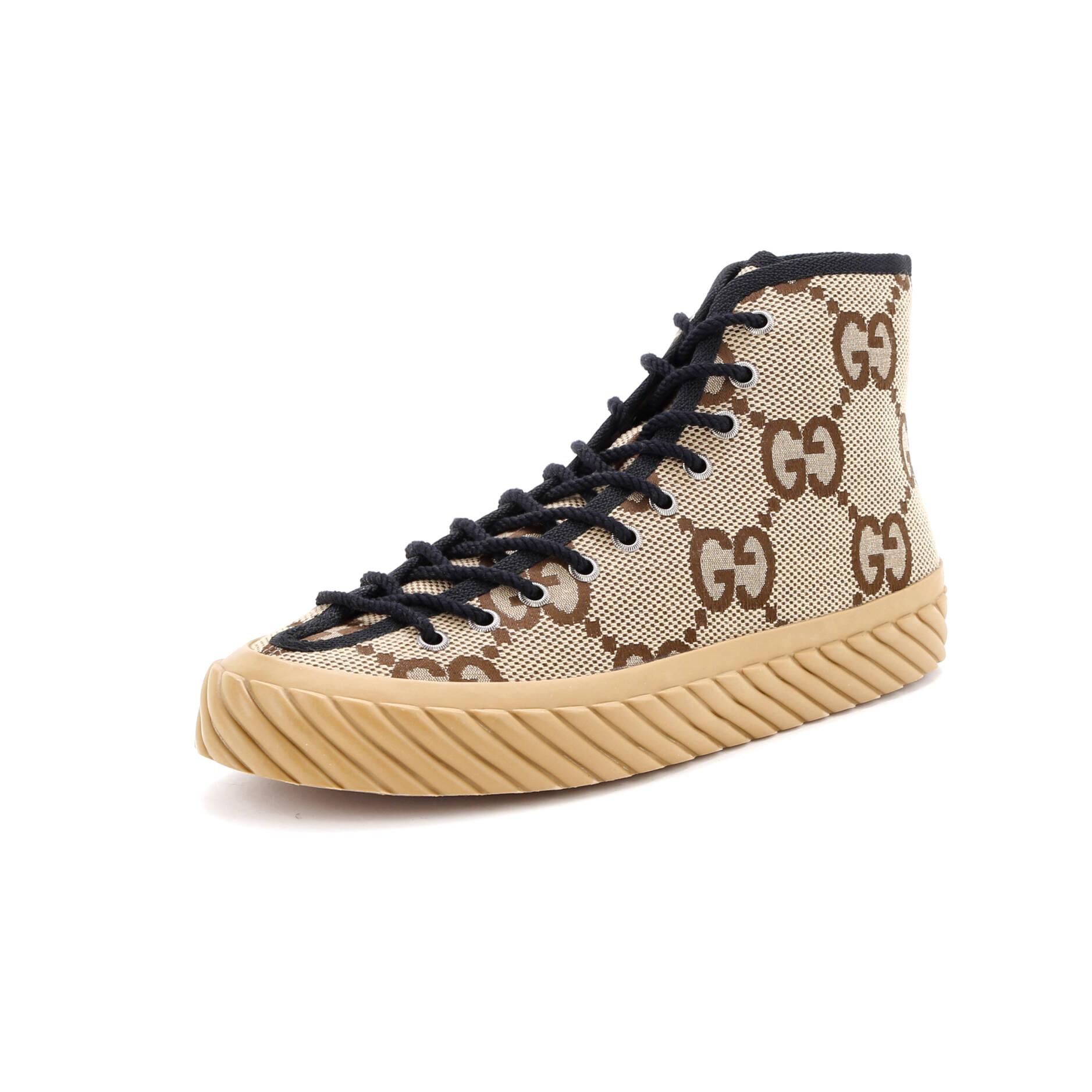 Men's Tortuga High Top Sneakers Jumbo GG Canvas