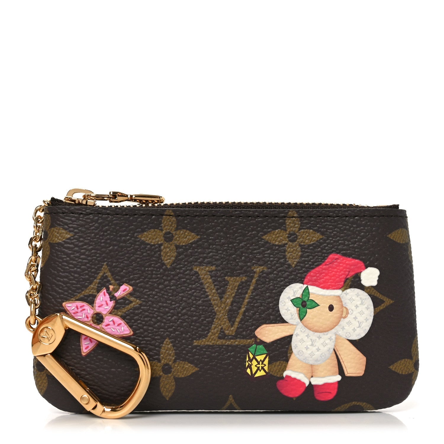 Monogram 2024 Christmas Animation Candy Factory Key Pouch Candy Red