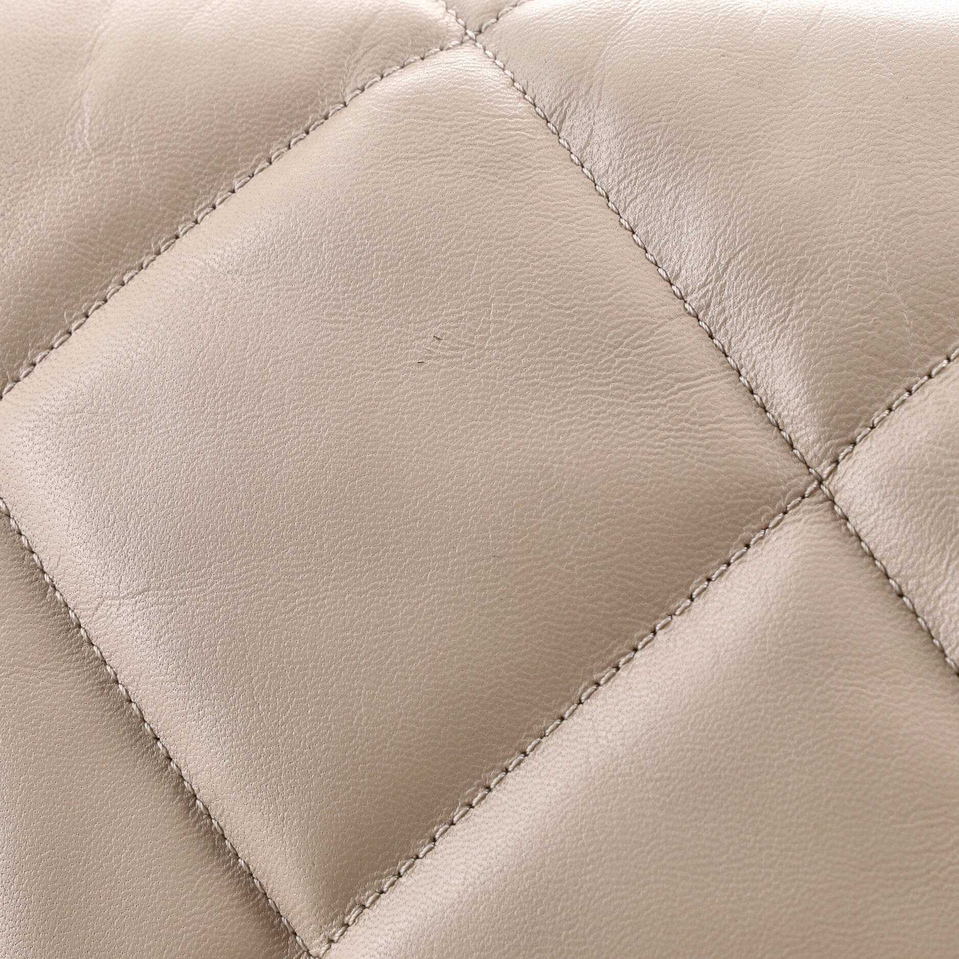 19 Flap Bag Quilted Leather Maxi