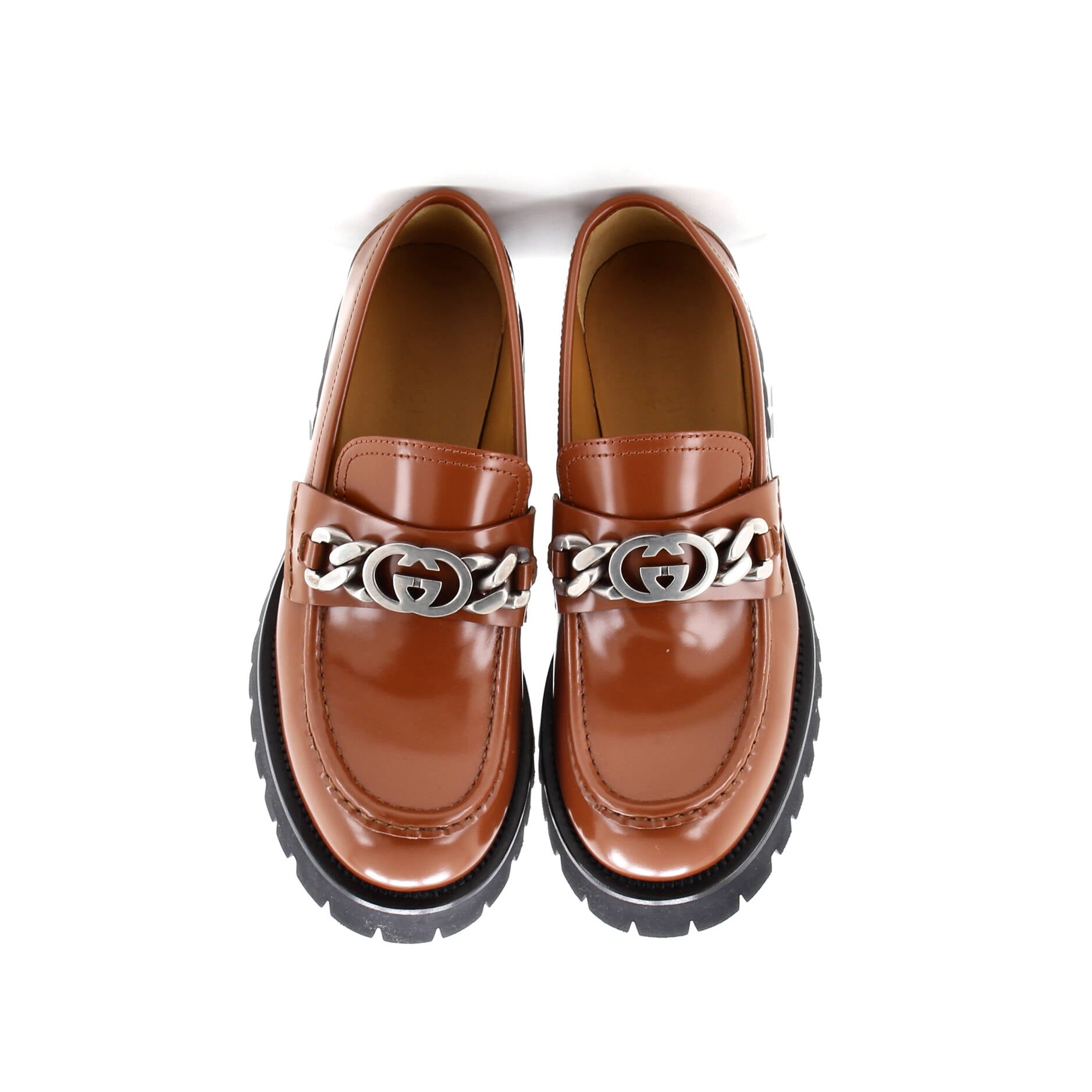 Men's Interlocking G Jeanne Loafers Leather