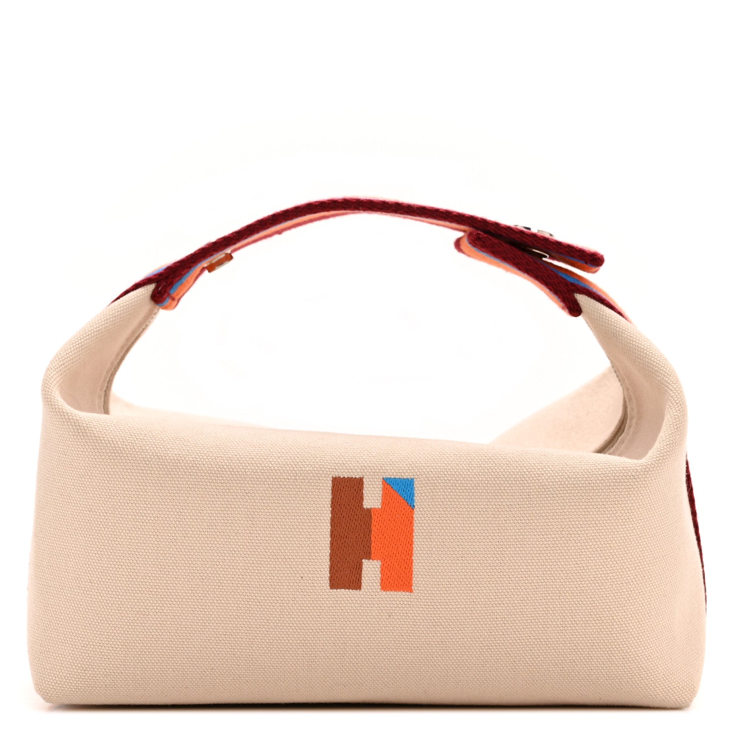 Cotton Canvas H Pavillon Small Bride-A-Brac Pouch Naturel