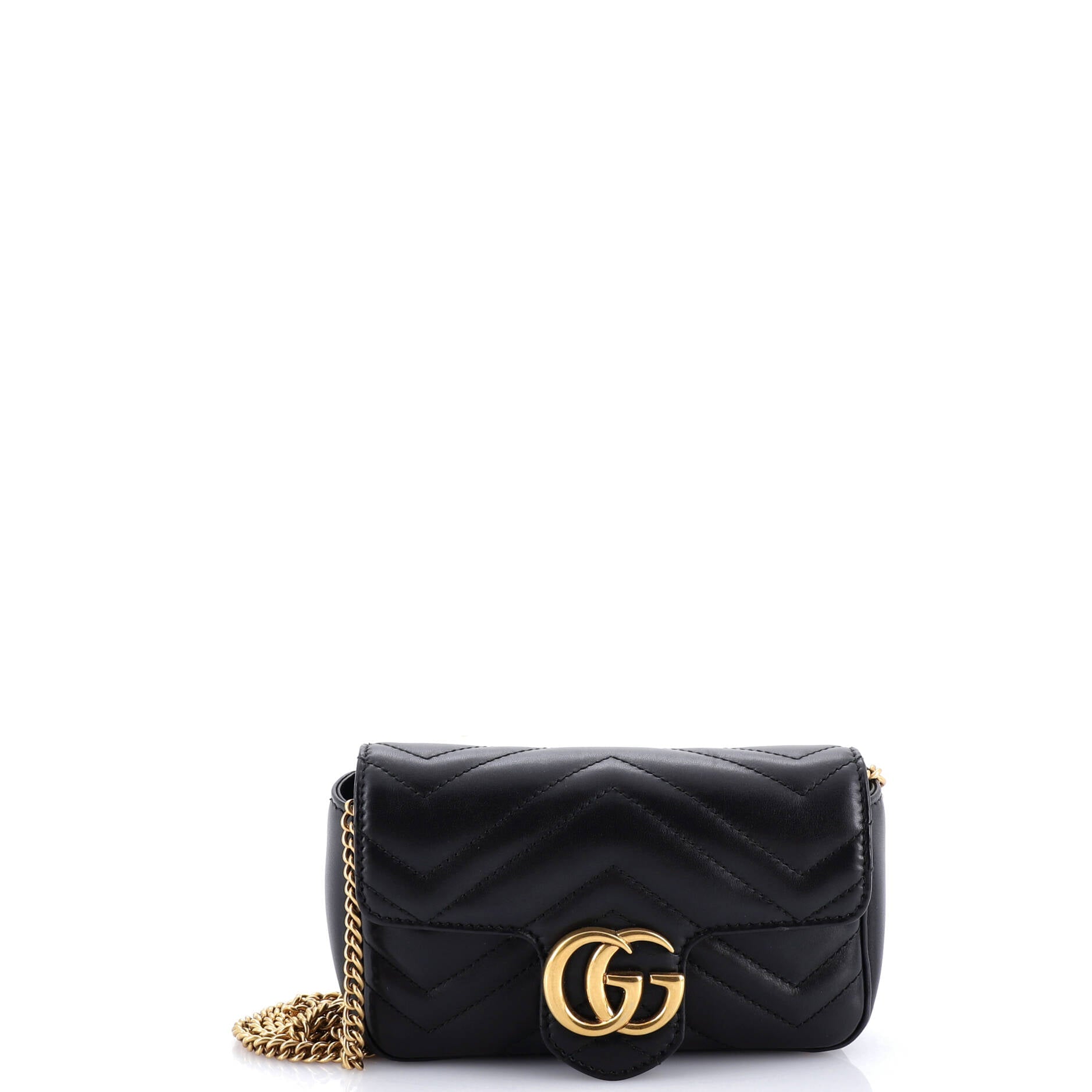 GG Marmont Flap Bag Matelasse Leather Super Mini