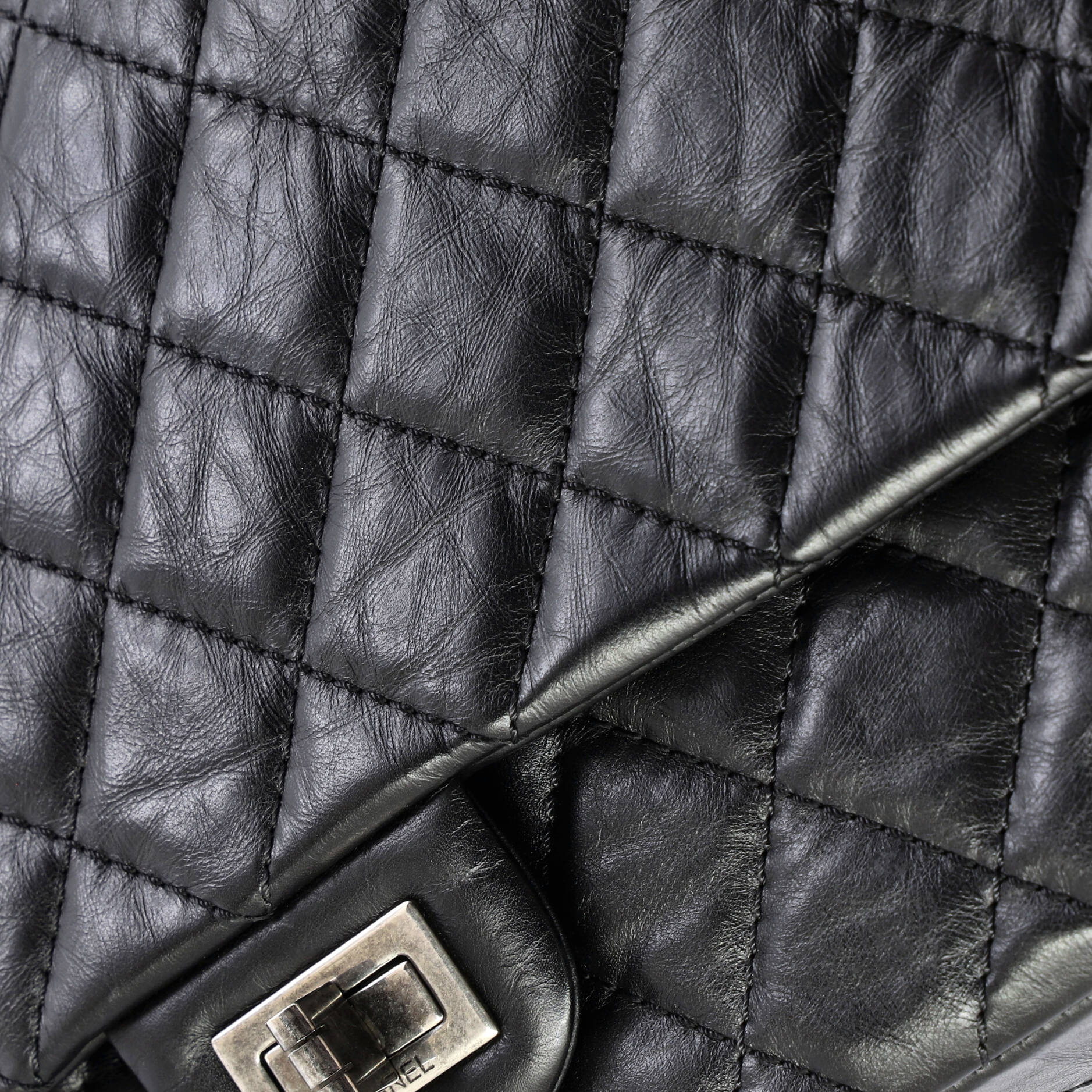 Reissue 2.55 Flap Bag Quilted Aged Calfskin 226