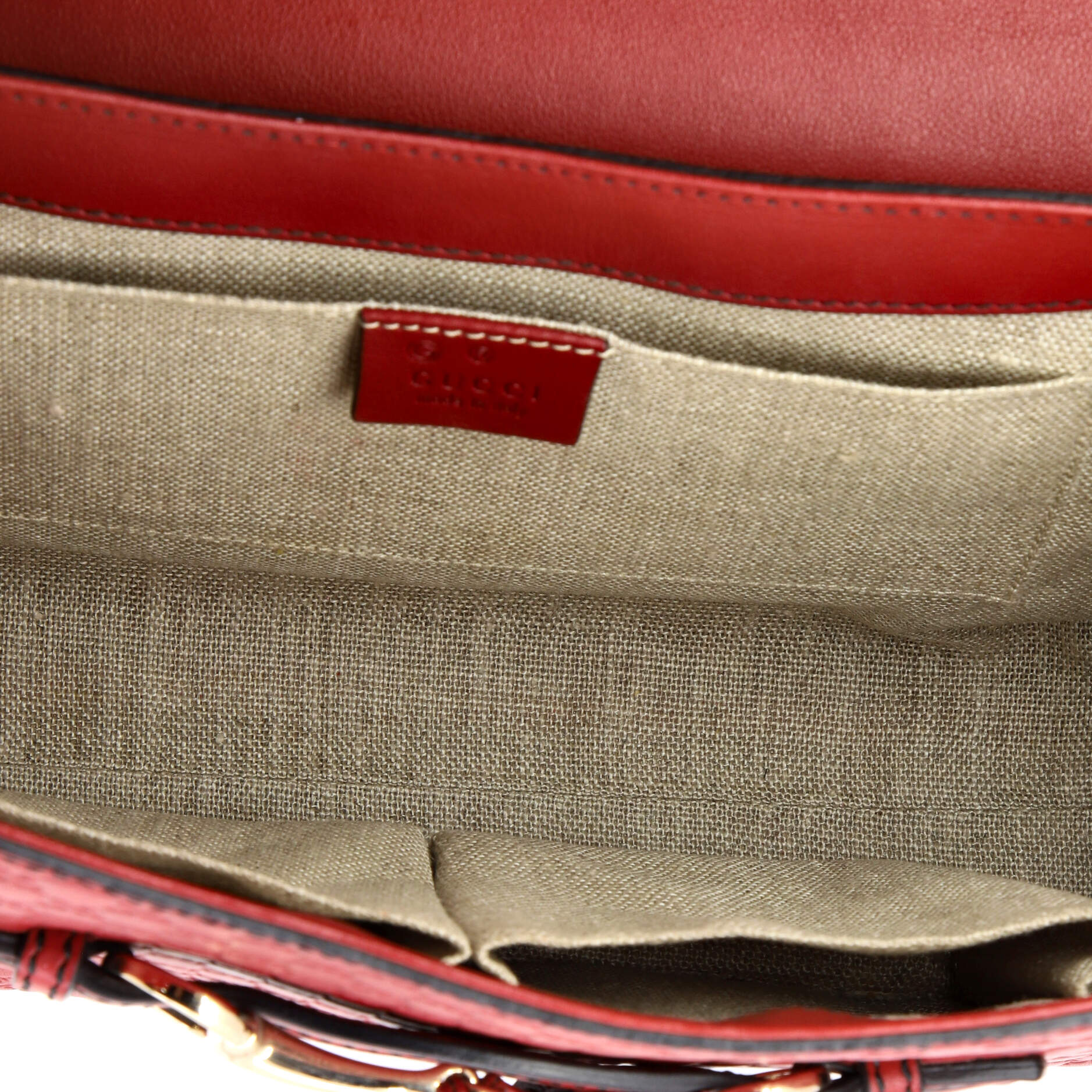 Emily Chain Flap Bag Microguccissima Leather Medium