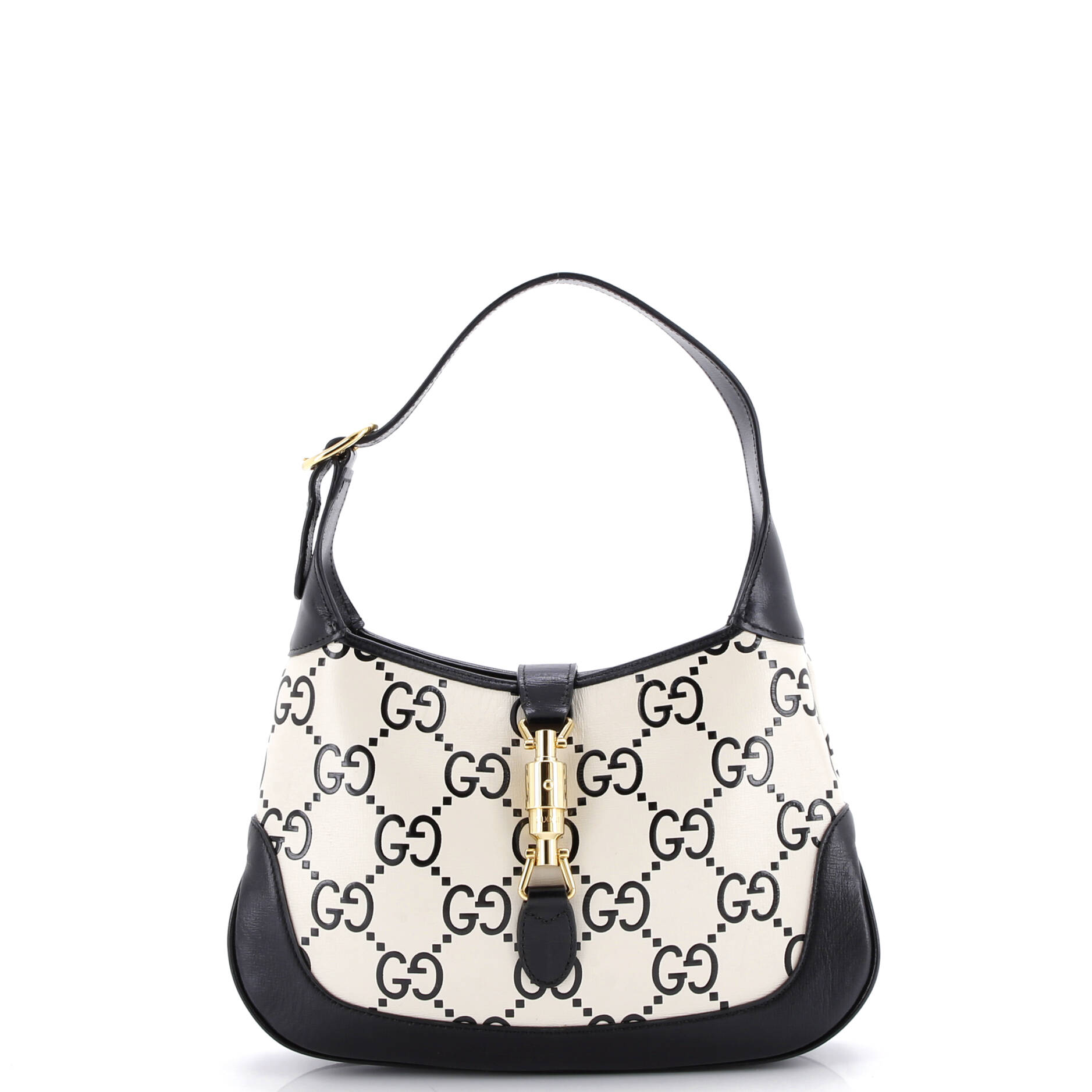 Jackie 1961 Hobo GG Embossed Leather Small