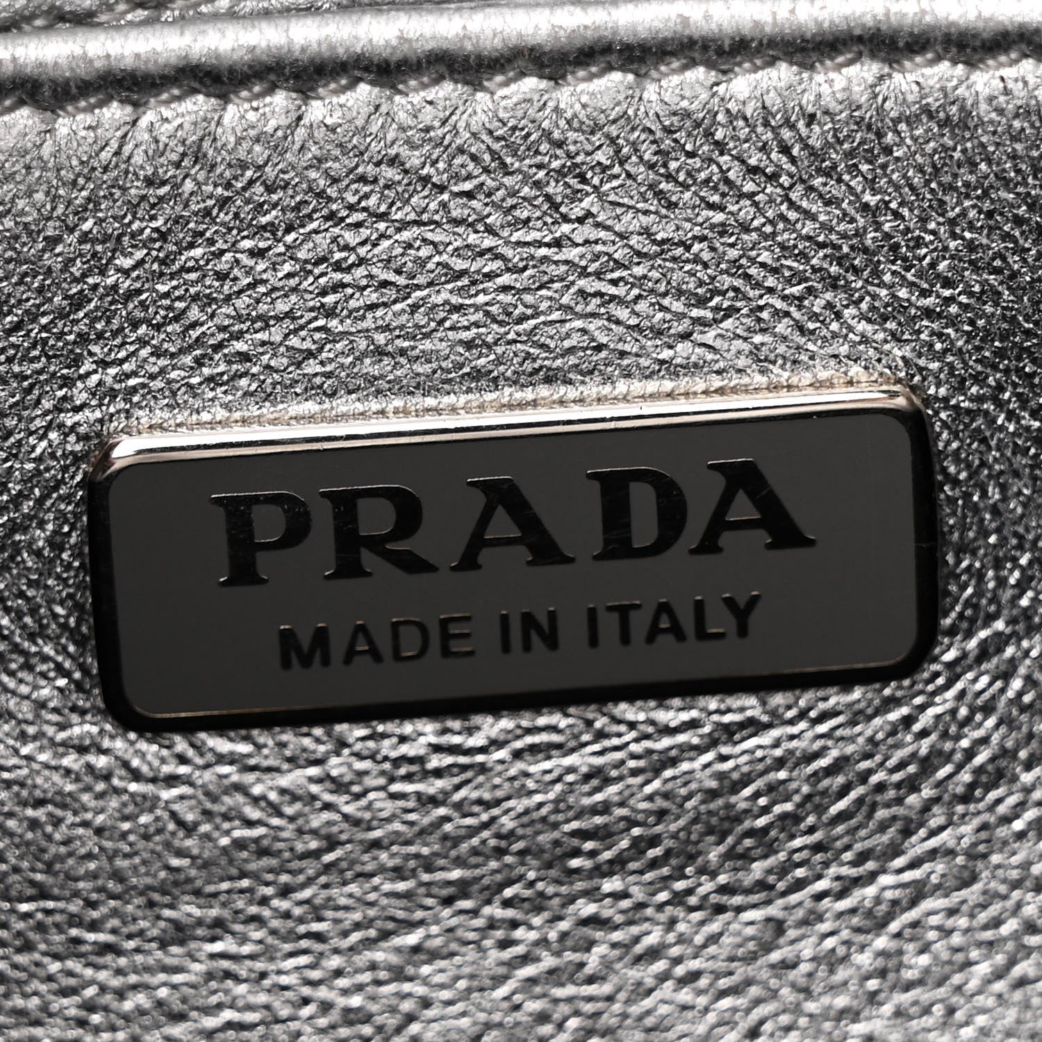 Spazzolato Cleo Shoulder Bag Argento