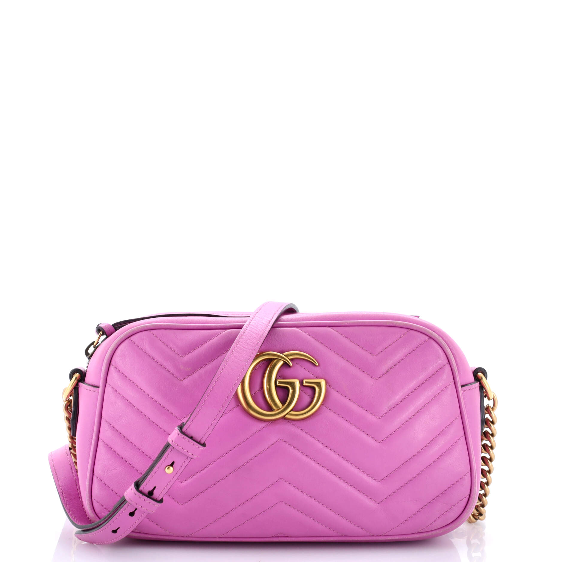 GG Marmont Shoulder Bag Matelasse Leather Small