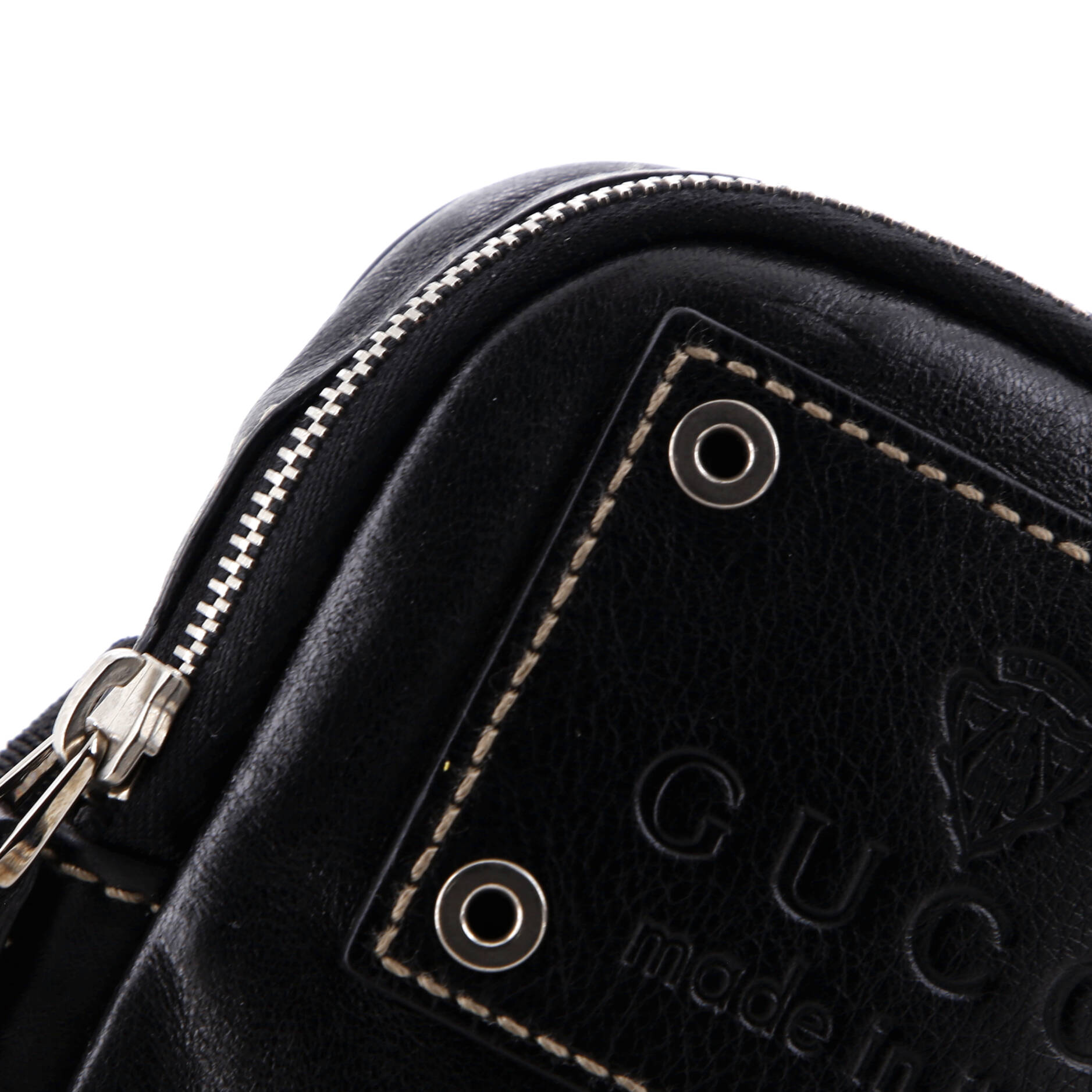 Crest Double Belt Bag Leather