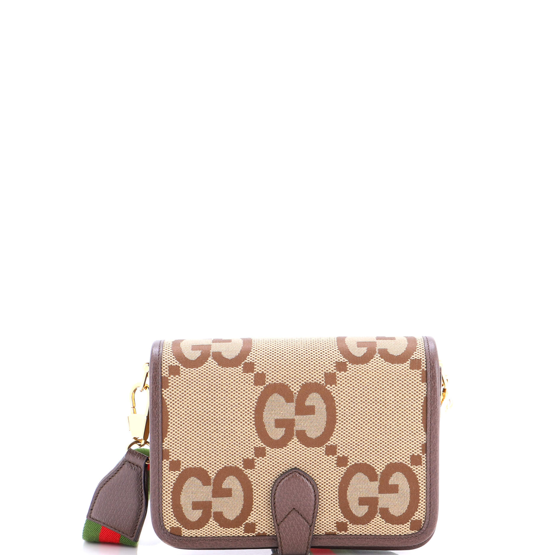Buckle Messenger Bag Jumbo GG Canvas Small