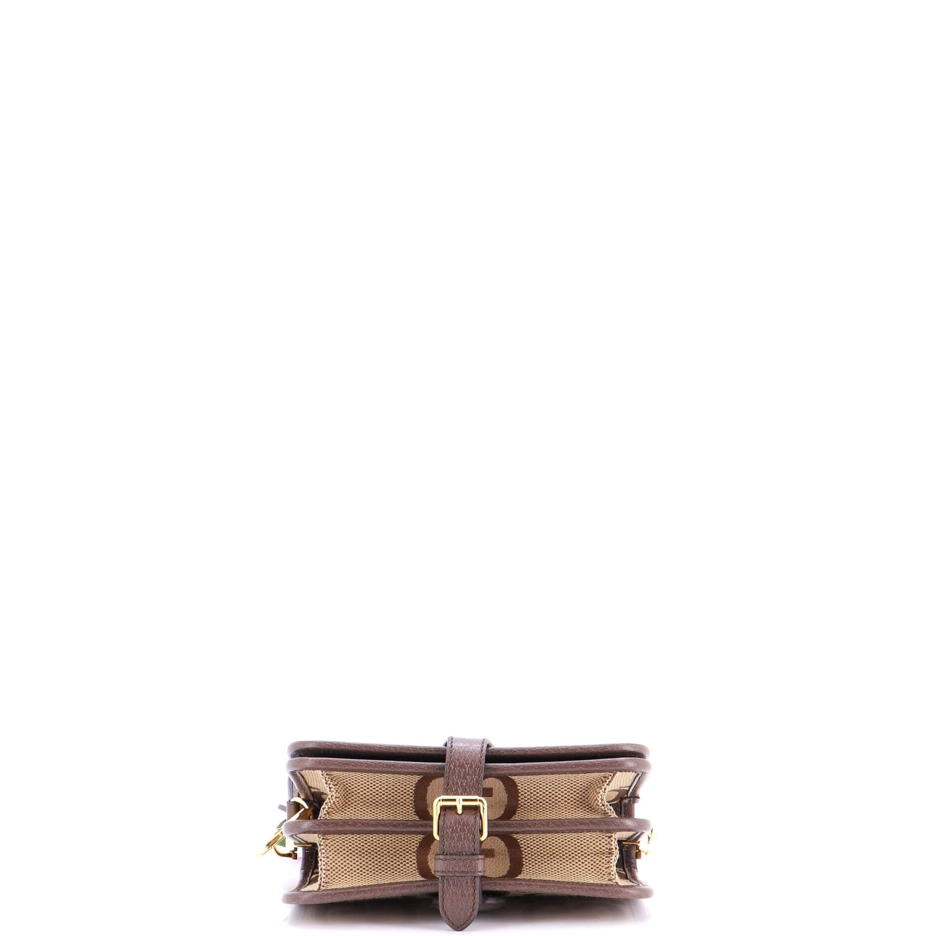 Buckle Messenger Bag Jumbo GG Canvas Small