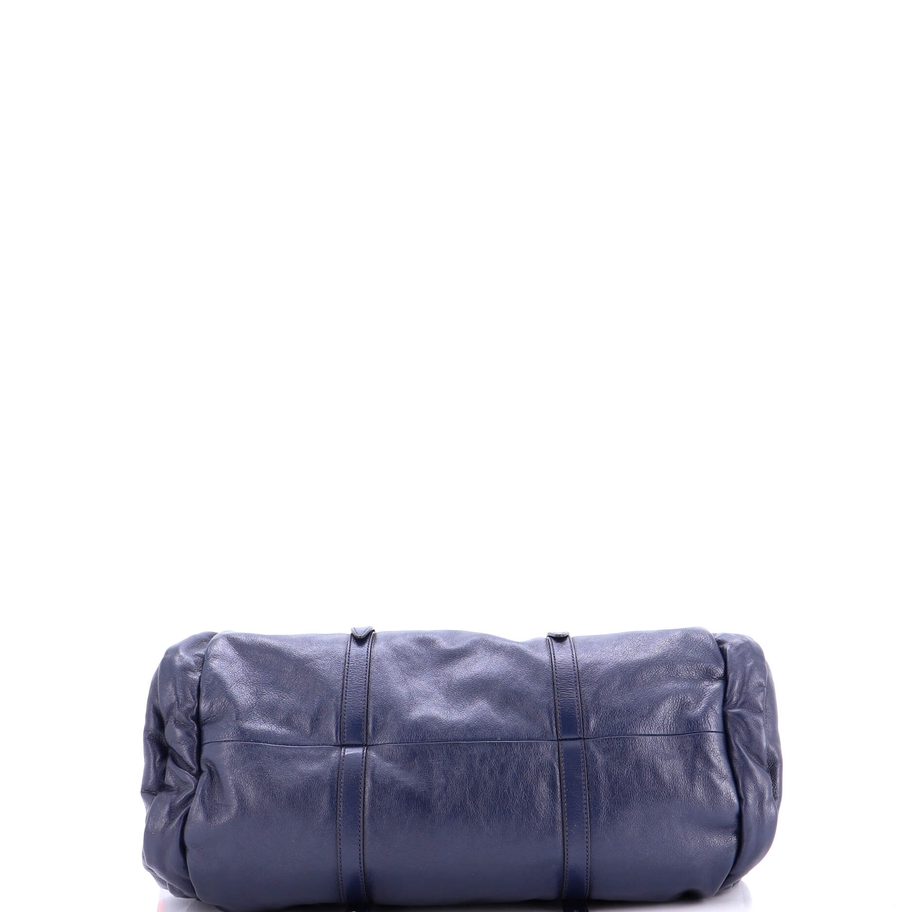 Double G Side Pocket Duffle Bag Leather