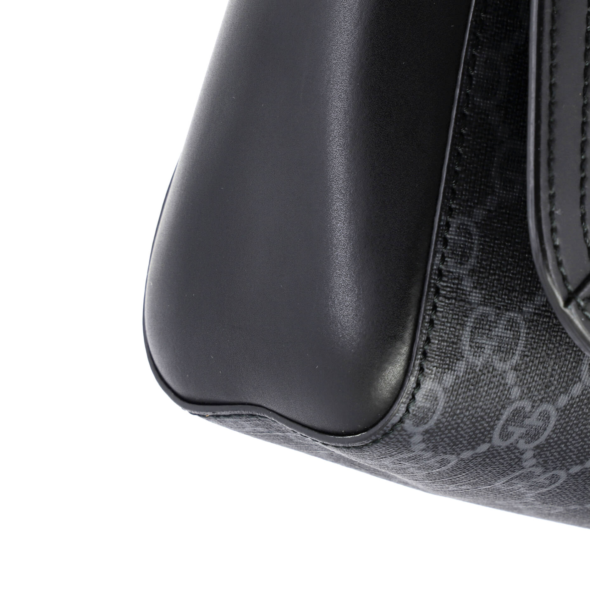 Web Strap Flap Messenger Bag GG Coated Canvas Medium
