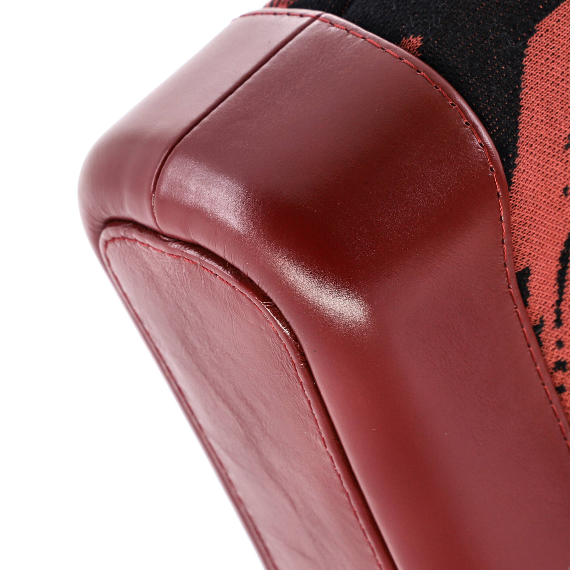 Gabrielle Hobo Printed Knit Fabric and Leather Small