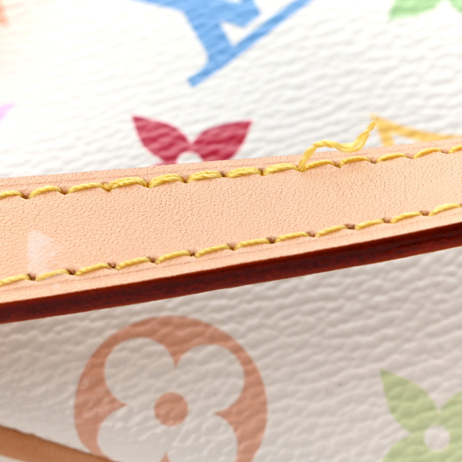 LV X TM Monogram Multicolor High Rise Bumbag White