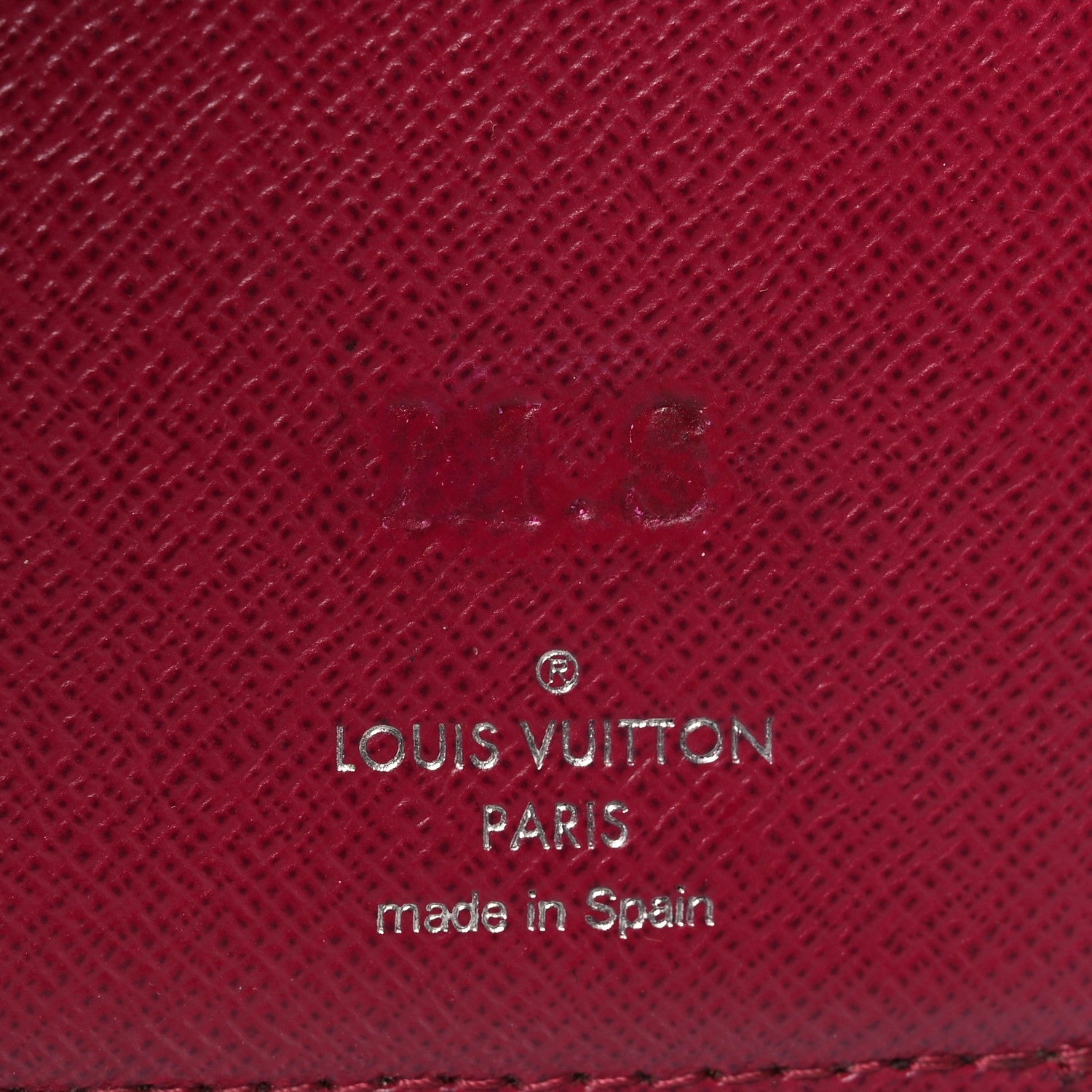 Epi Monogram Marie-Lou Compact Wallet Fuchsia