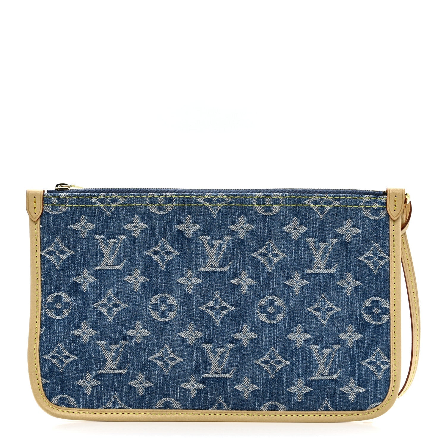 Denim Monogram Jacquard Neverfull MM GM Pochette Blue