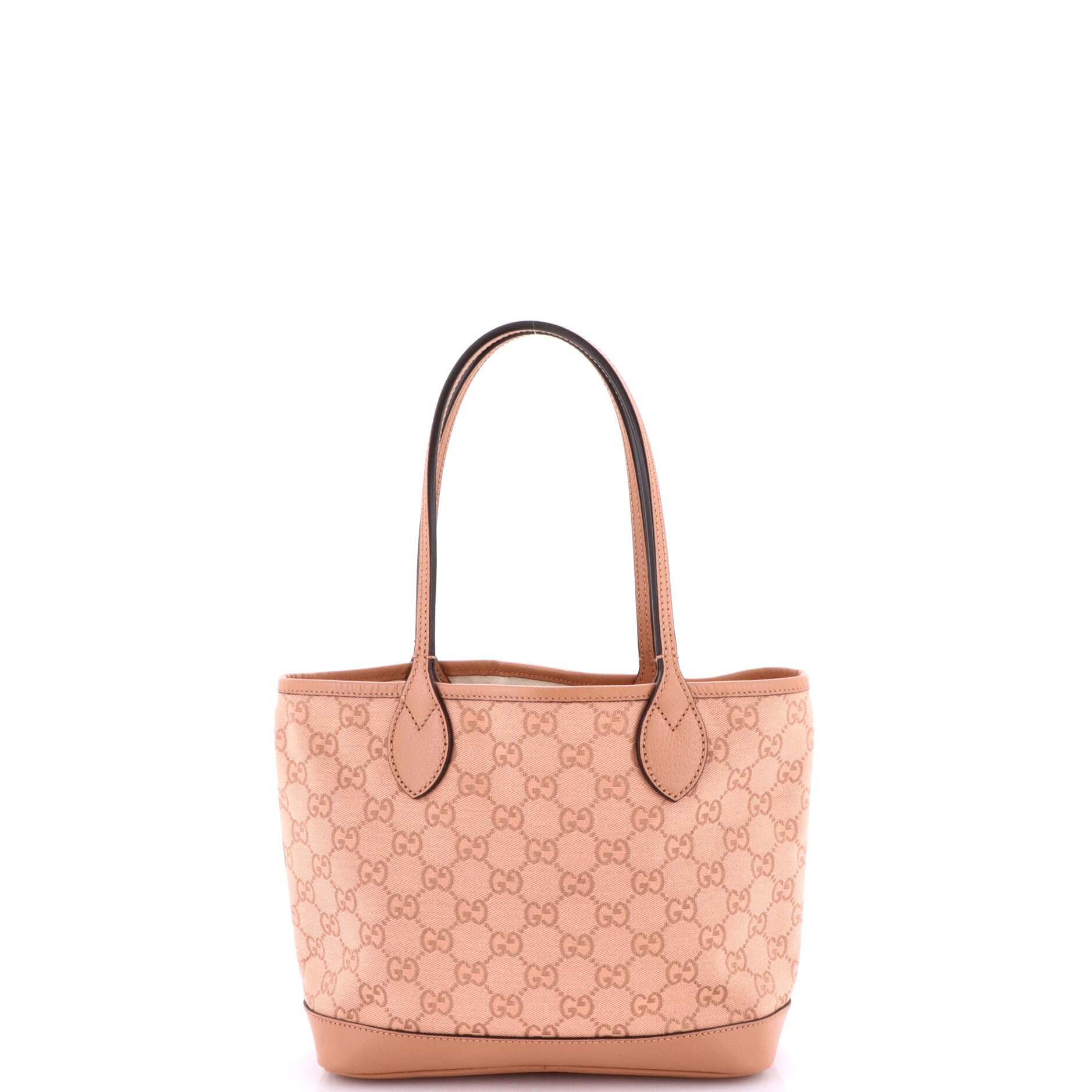 Ophidia Top Handle Shopping Tote GG Canvas and Leather Small