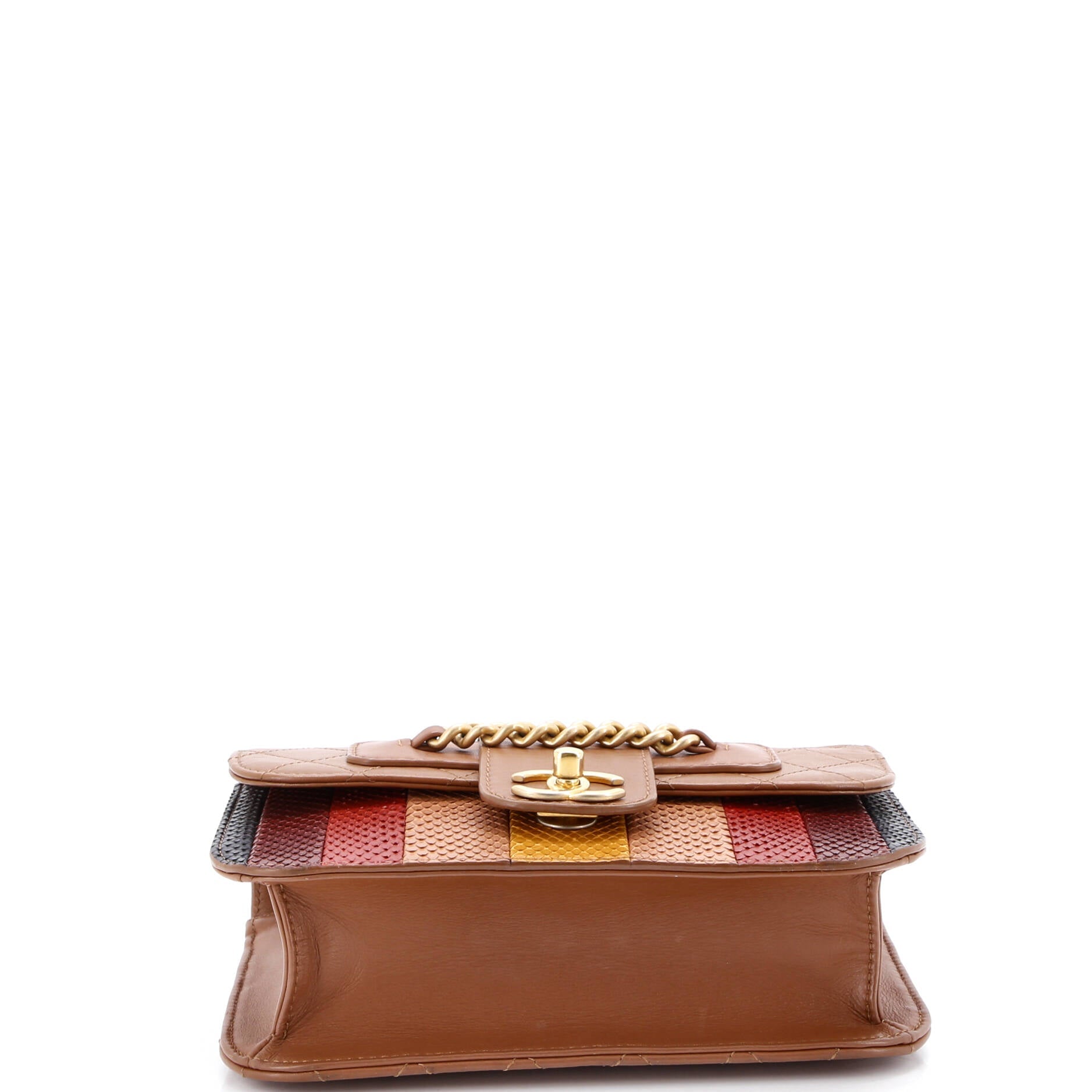 Archi Chic Flap Bag Snakeskin Small