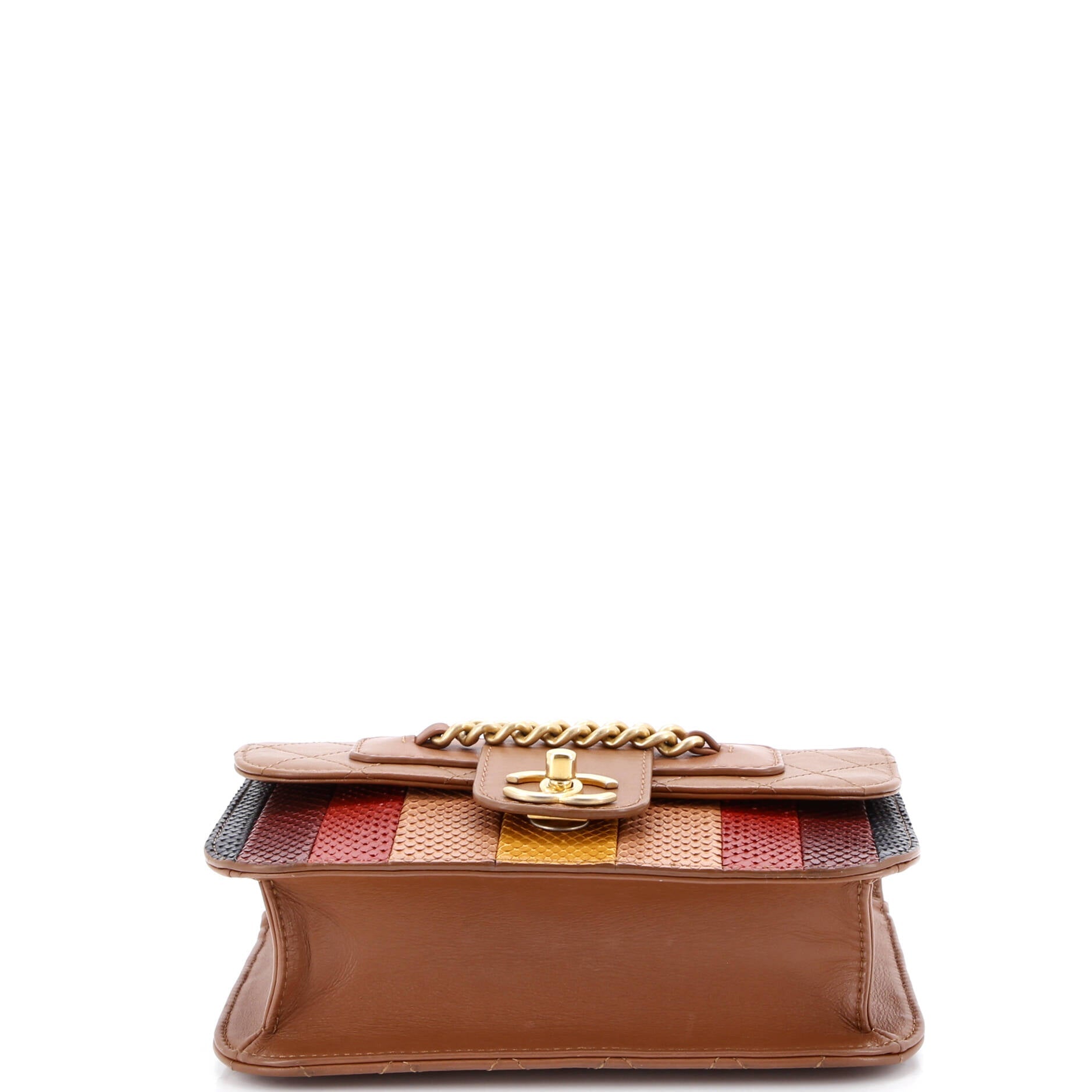 Archi Chic Flap Bag Snakeskin Small