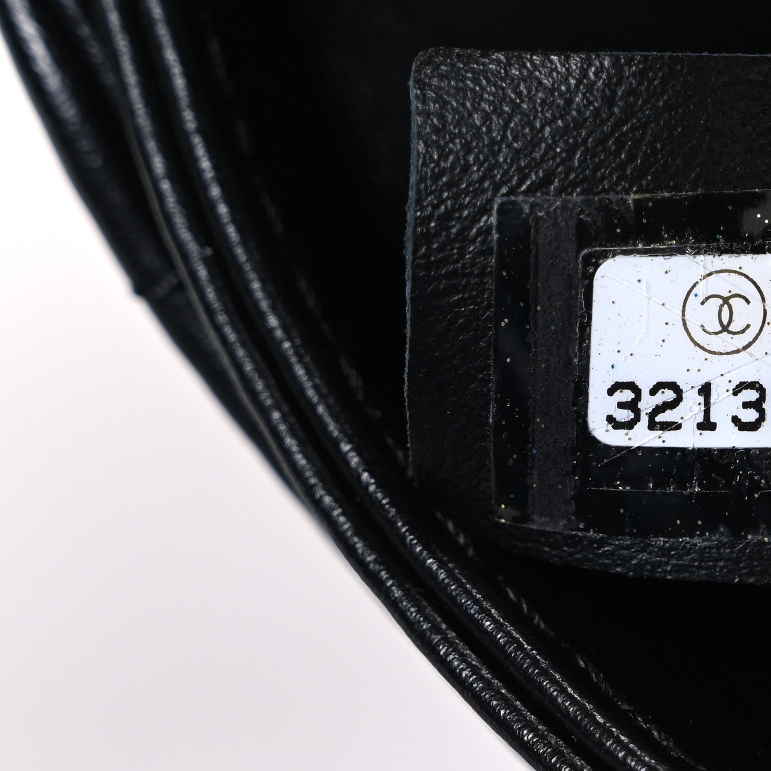 Calfskin Quilted CC Uniform Flap Belt Bag Black