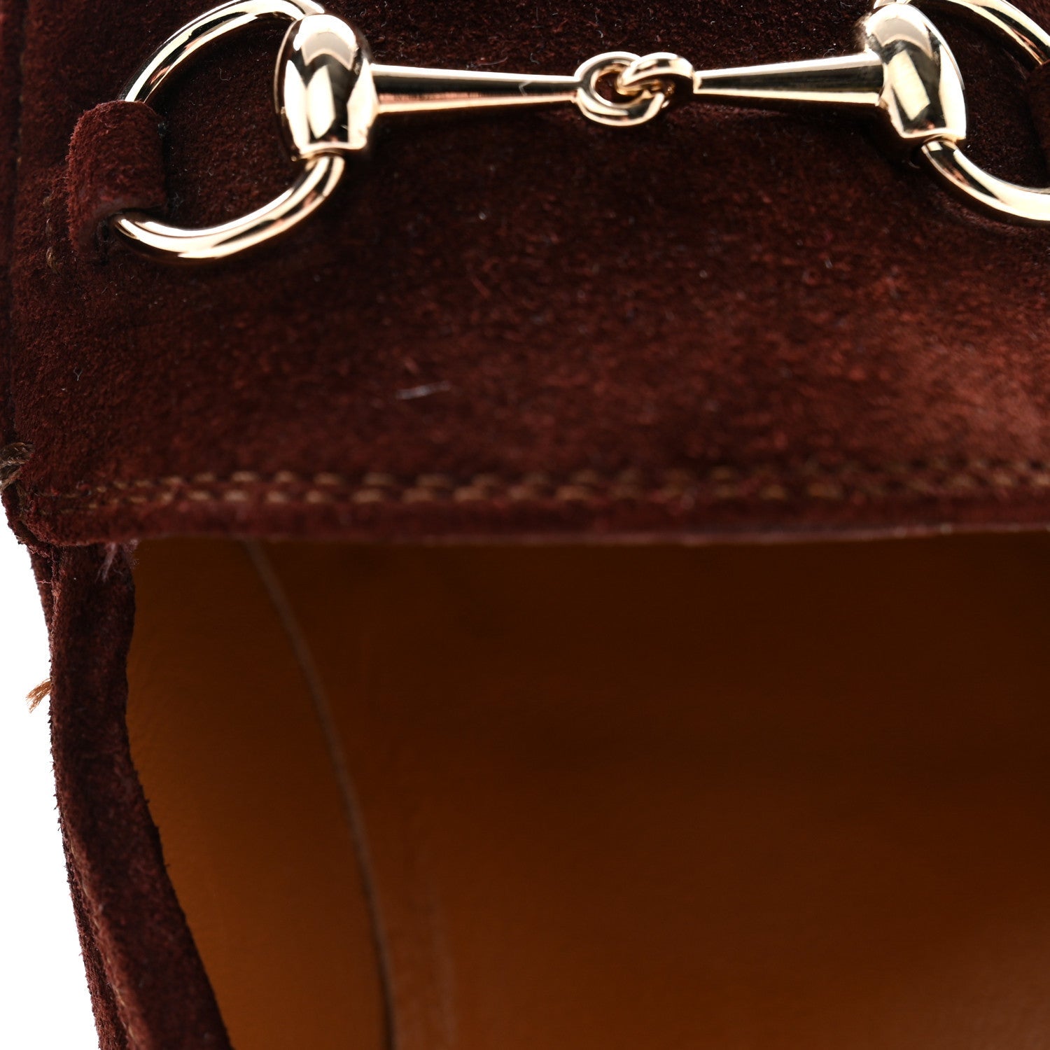 Suede Horsebit Womens Jordaan Loafers 38.5 Brown