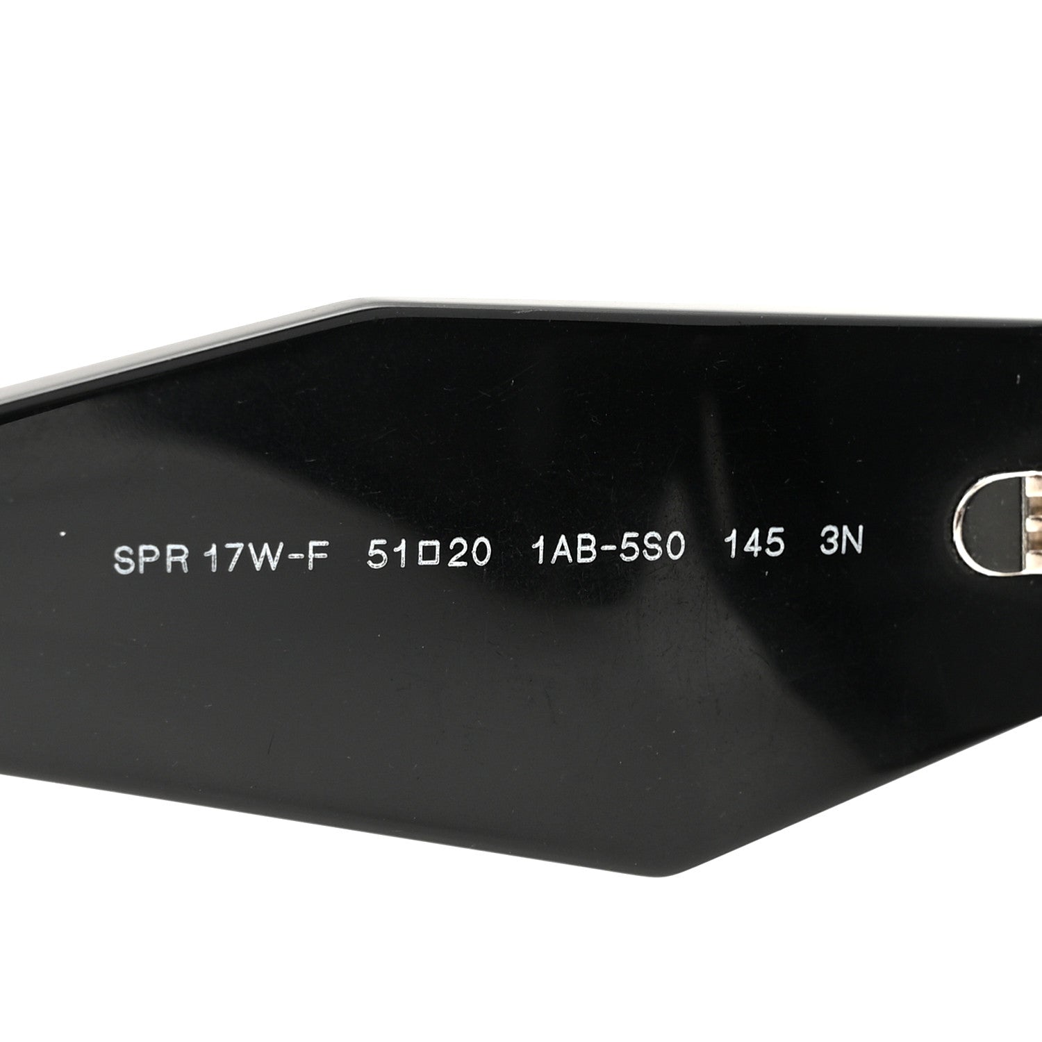 Acetate Symbole Sunglasses SPR 17W Black