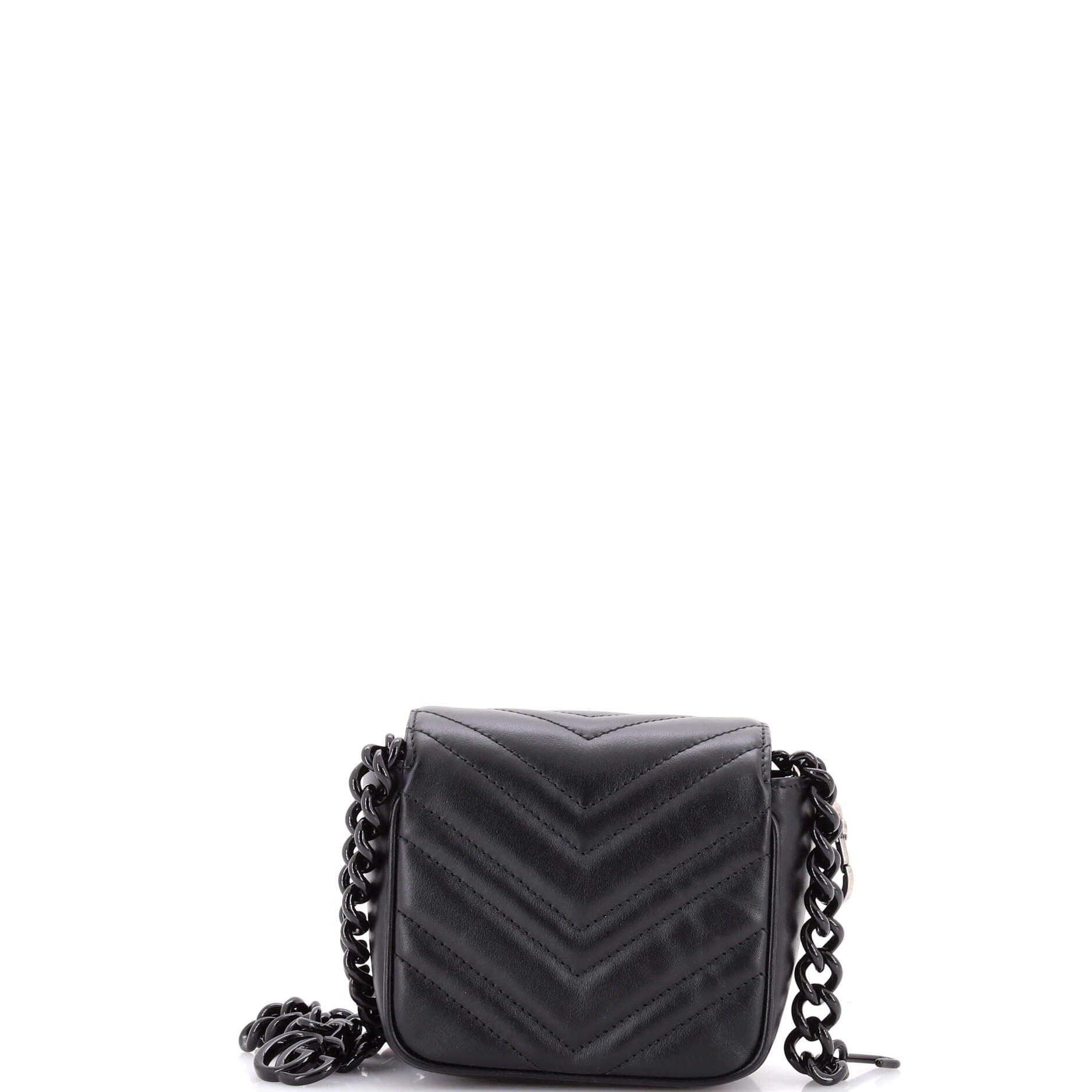 GG Marmont Flap Belt Bag Matelasse Leather Mini
