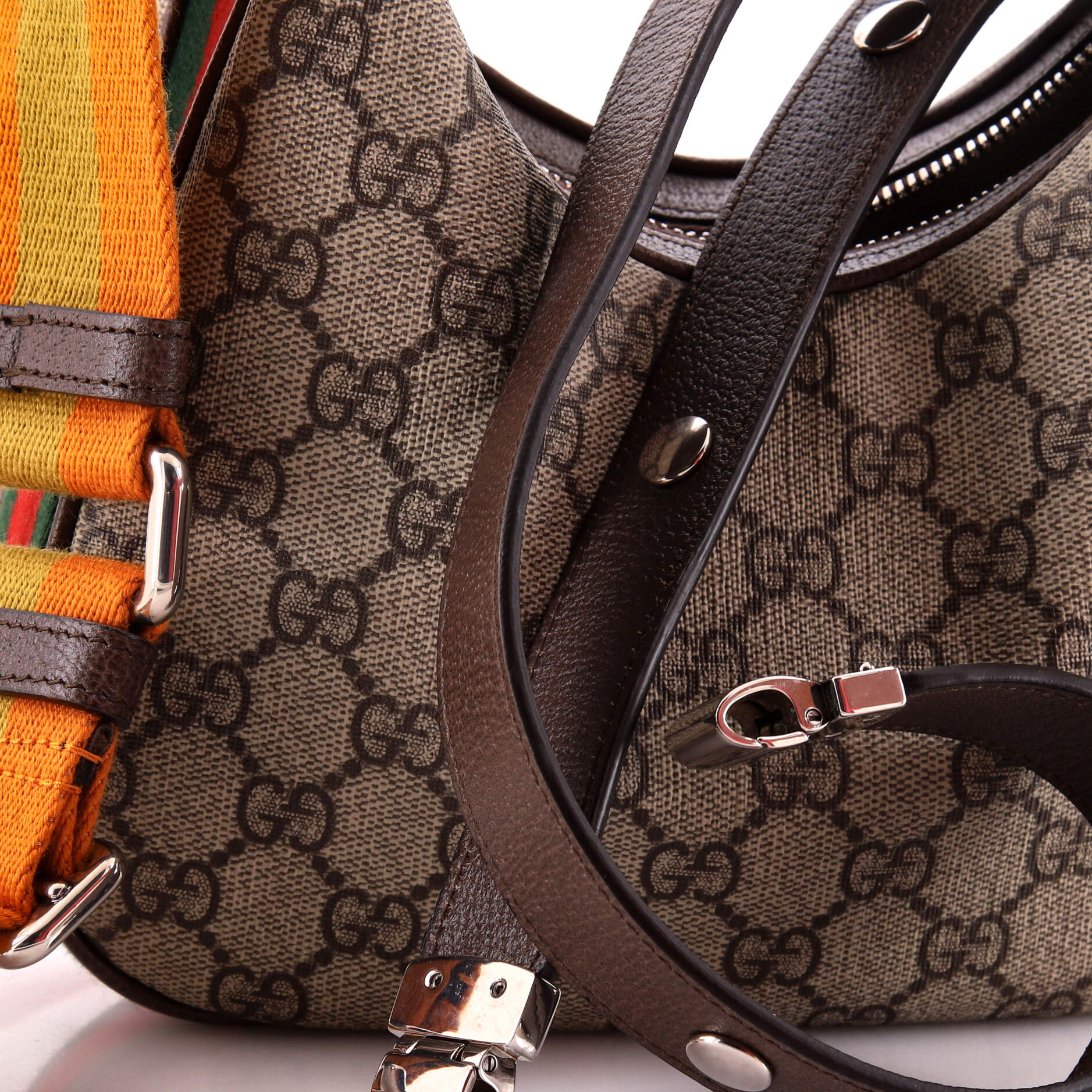 Attache Shoulder Bag GG Coated Canvas Small