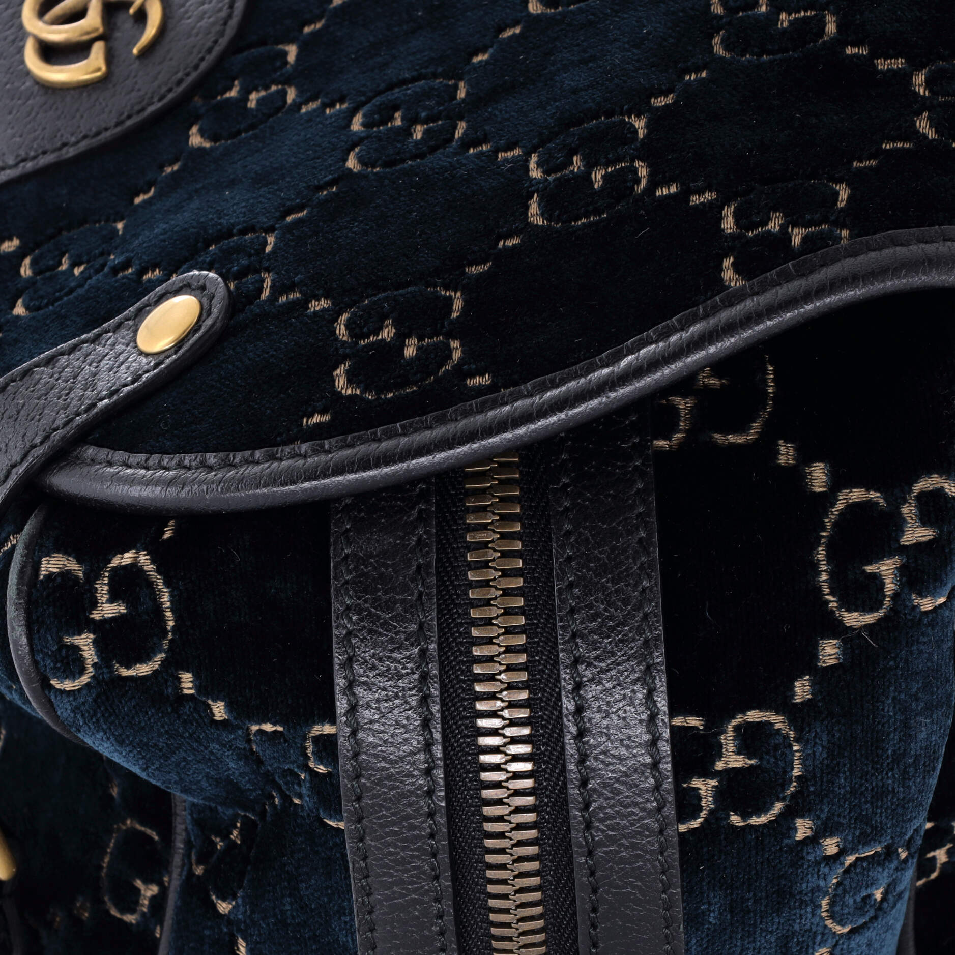 GG Marmont Backpack GG Velvet Small