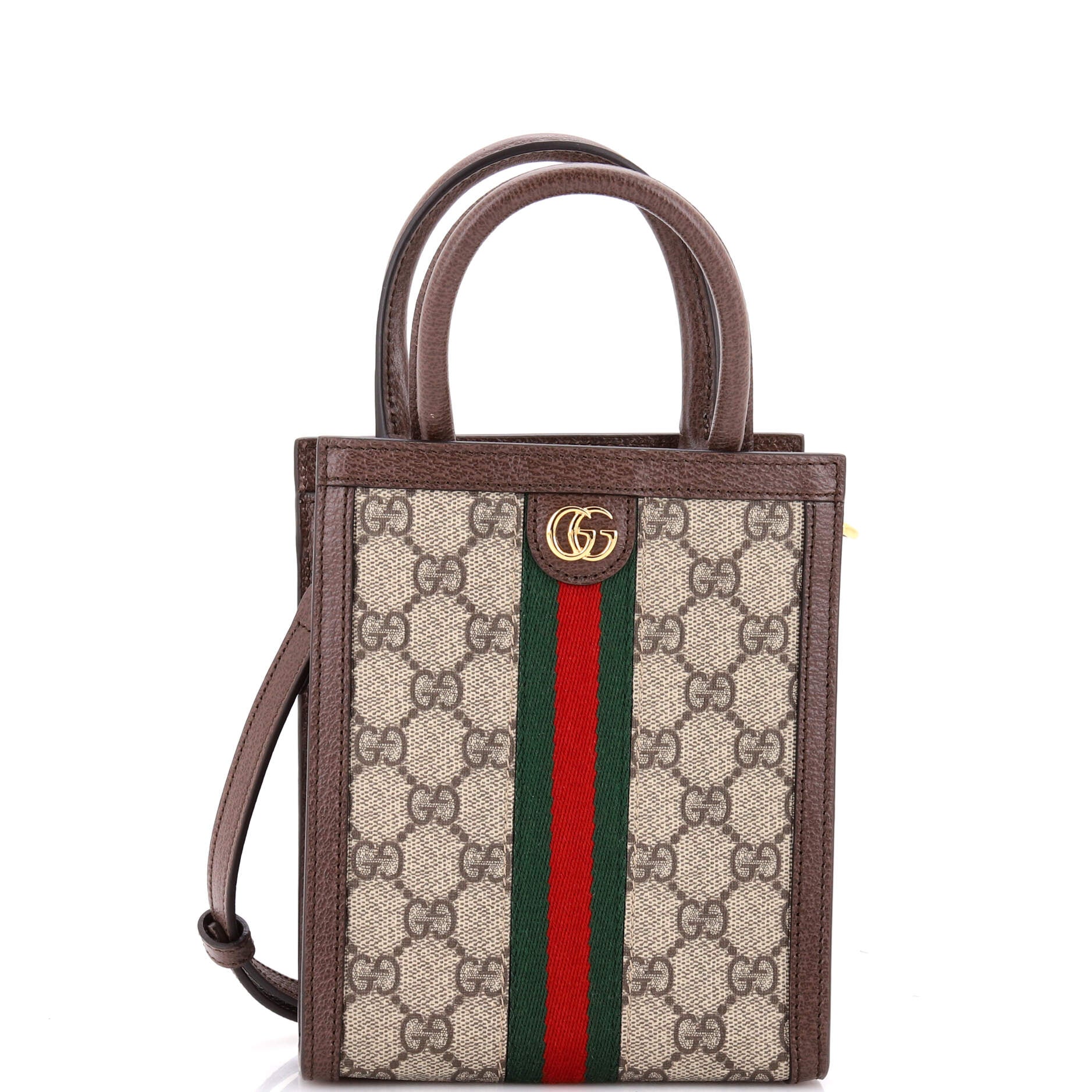 Ophidia Convertible Tote GG Coated Canvas Super Mini