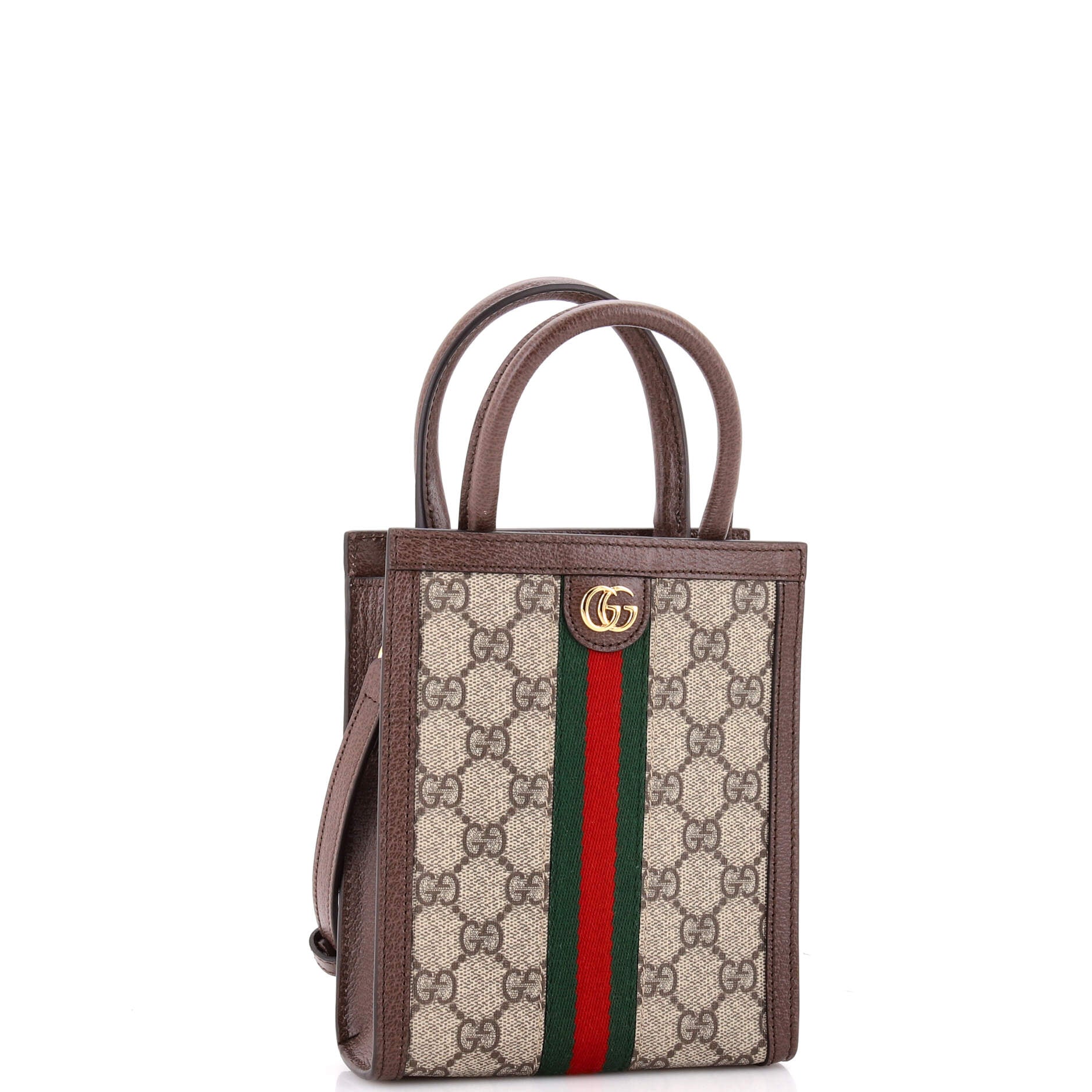 Ophidia Convertible Tote GG Coated Canvas Super Mini