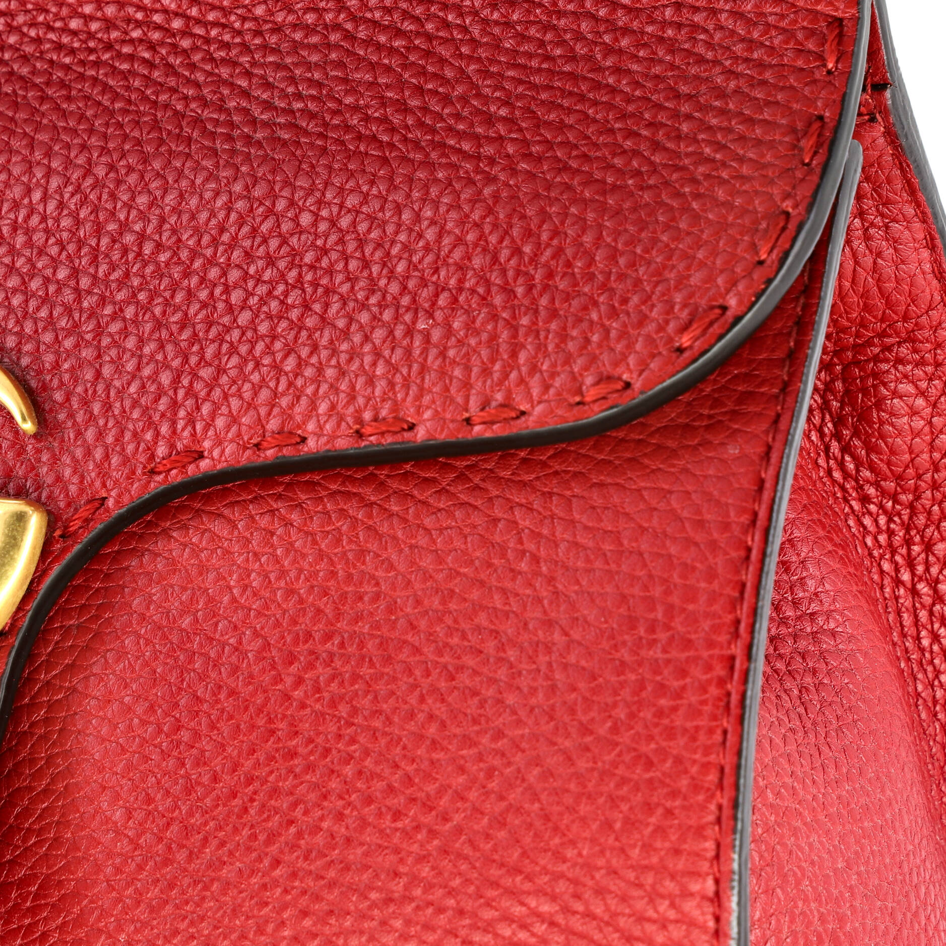 GG Marmont Top Handle Bag Leather Mini