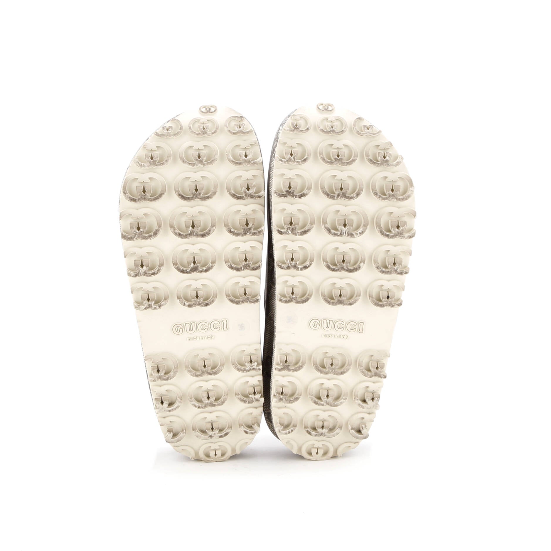 Interlocking G Platform Slide Sandals GG Rubber