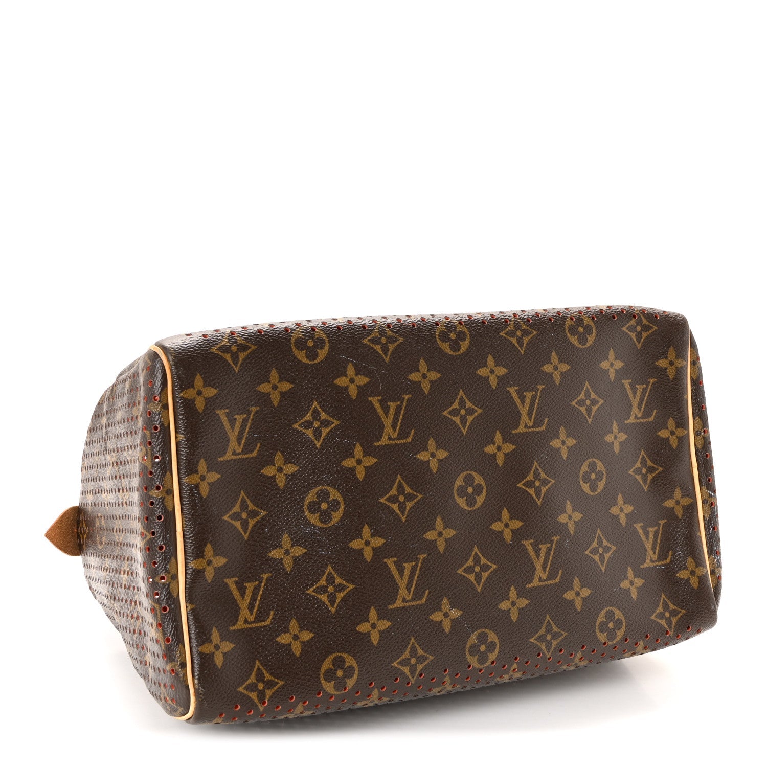 Monogram Perforated Speedy 30 Orange