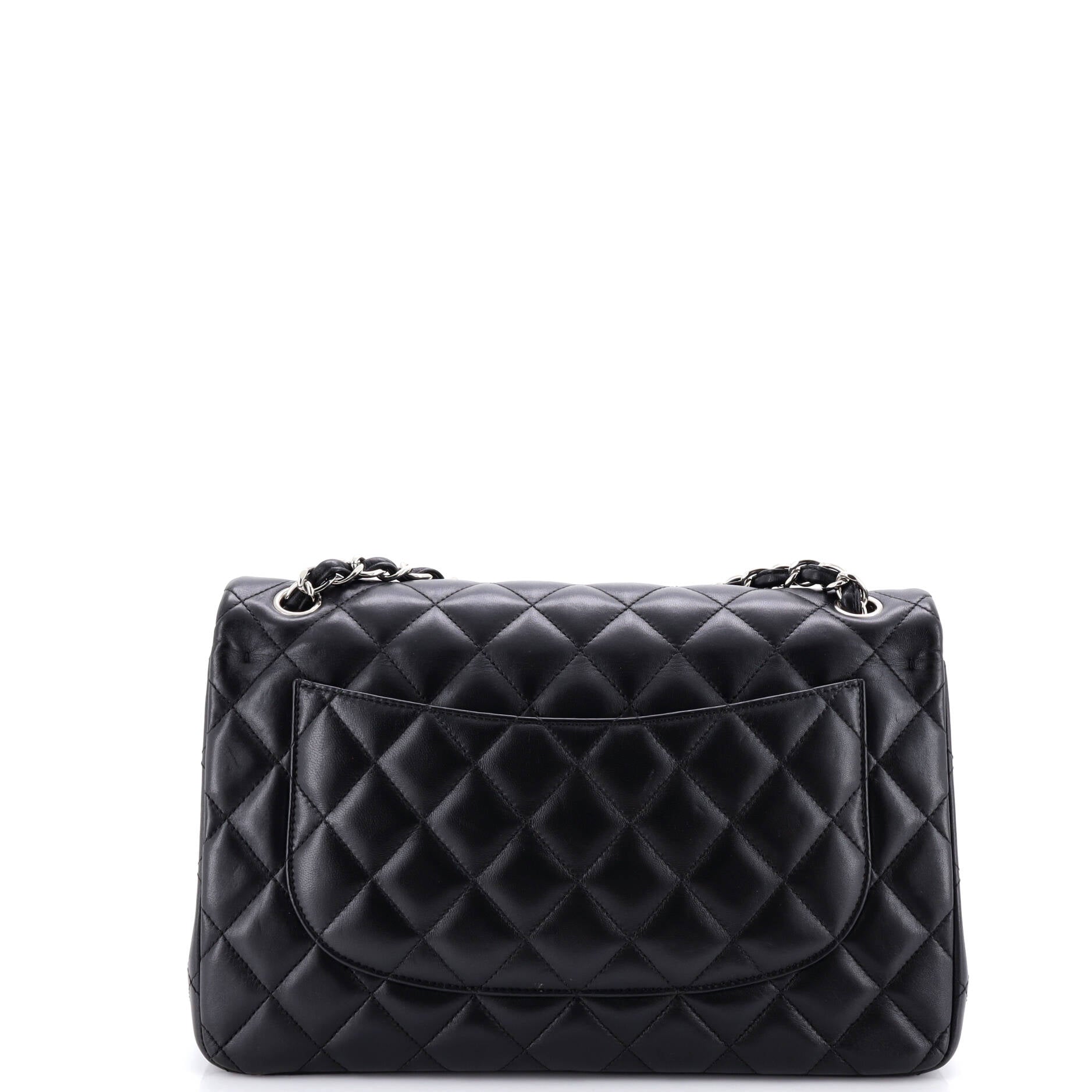 Classic Double Flap Bag Quilted Lambskin Jumbo