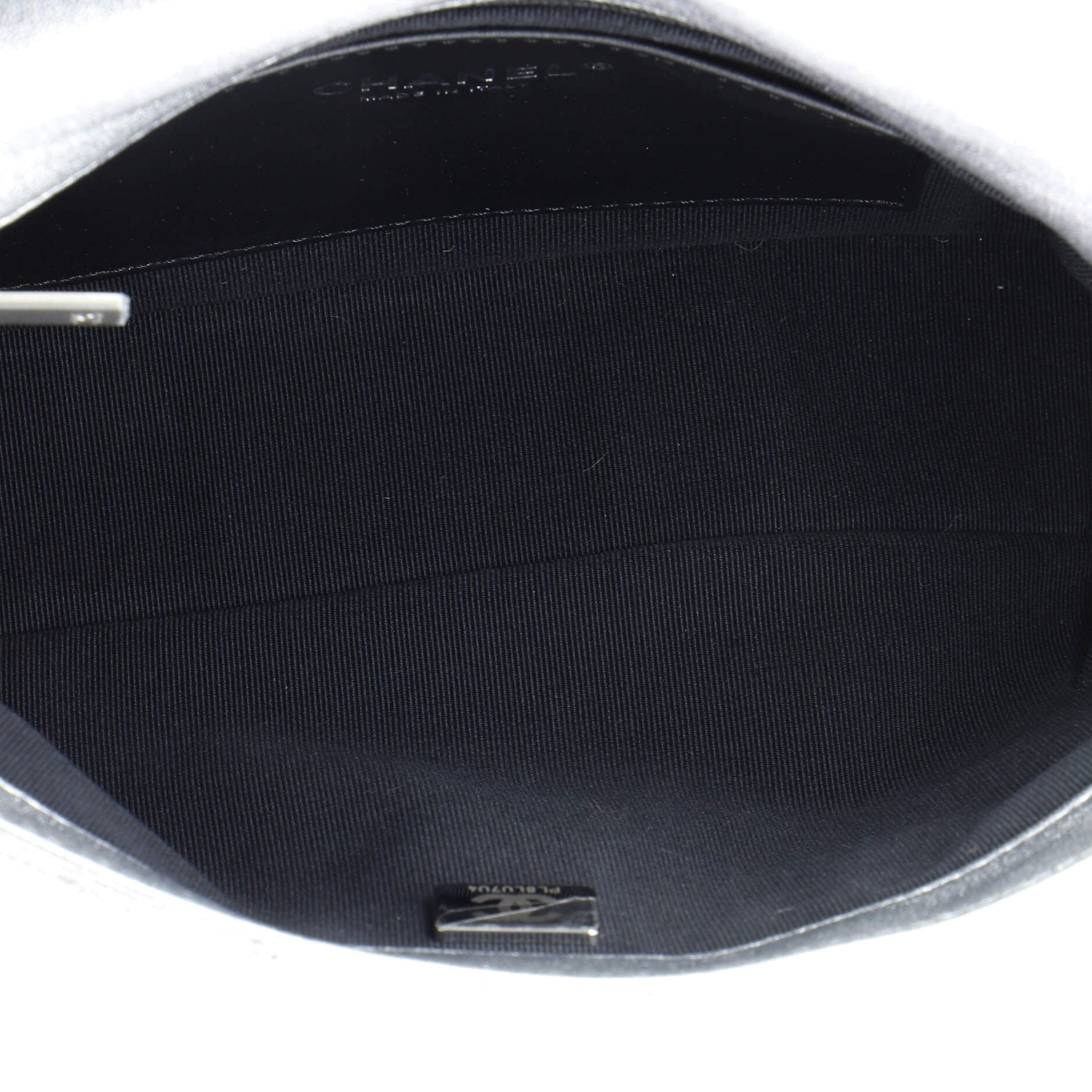 Lacquered CC Flap Bag Quilted Metallic Lambskin Small