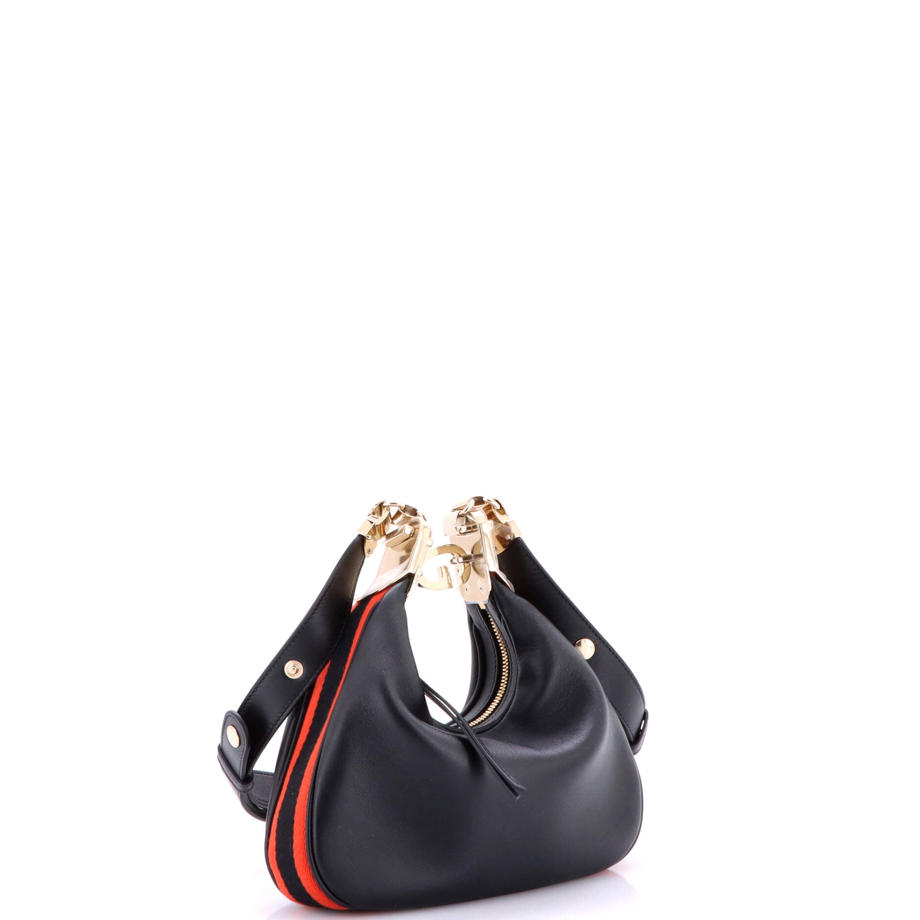Attache Shoulder Bag Leather Small
