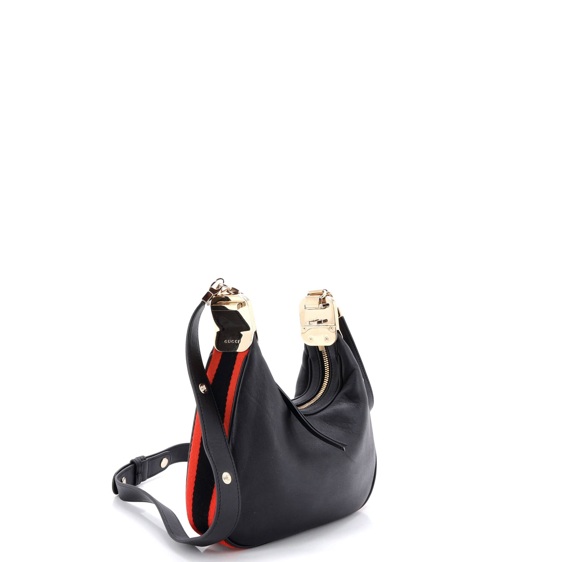 Attache Shoulder Bag Leather Small