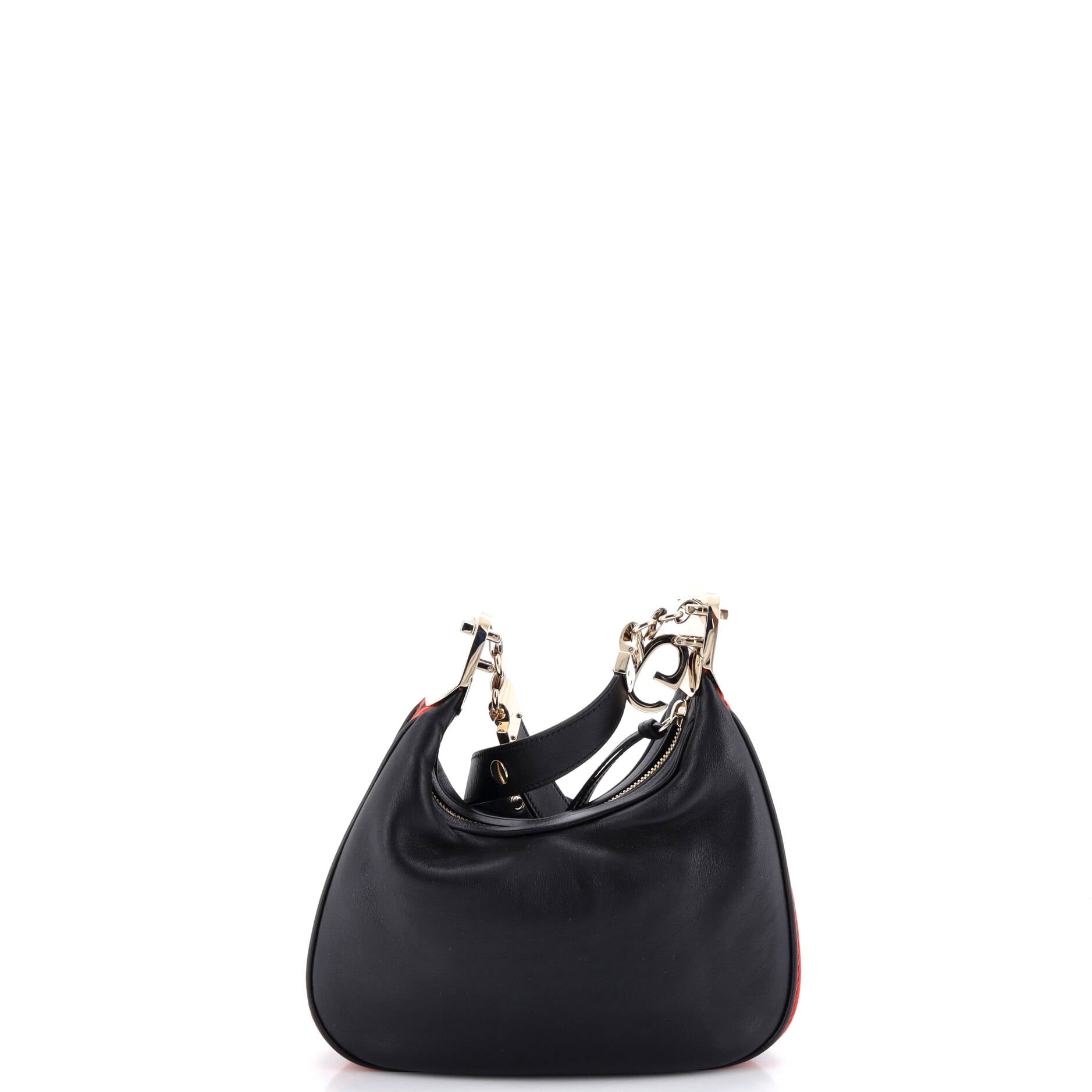 Attache Shoulder Bag Leather Small