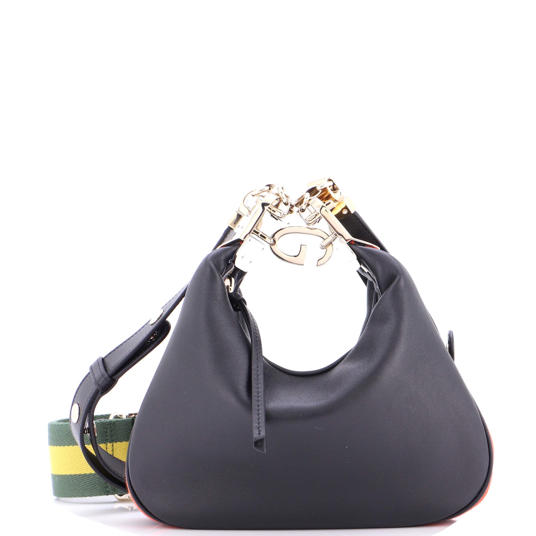 Attache Shoulder Bag Leather Small